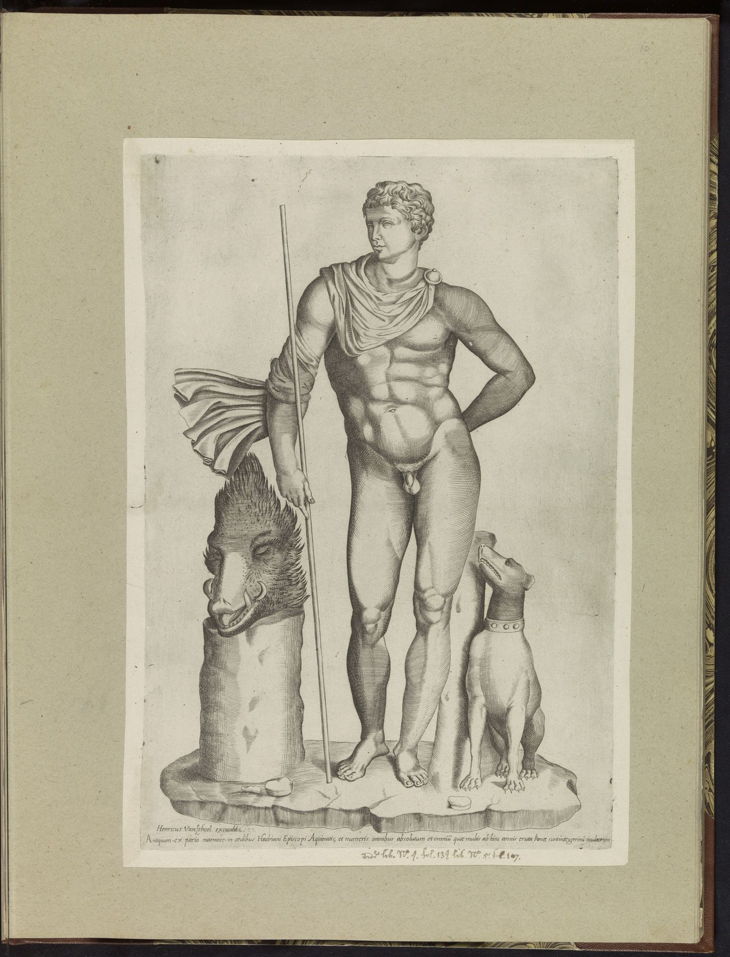Sculptuur van Meleager by Anonymous
