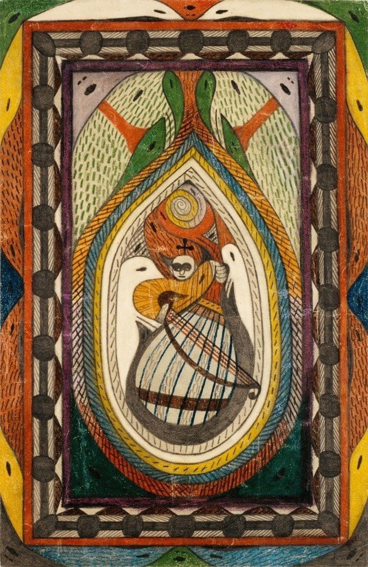 Musikant by Adolf Wölfli