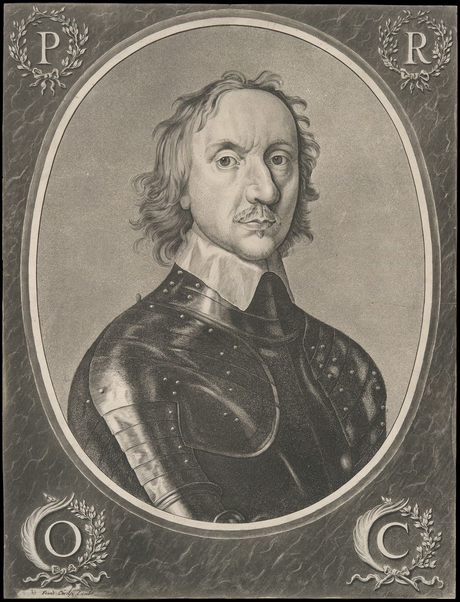 Oliver Cromwell by Jan van de Velde IV