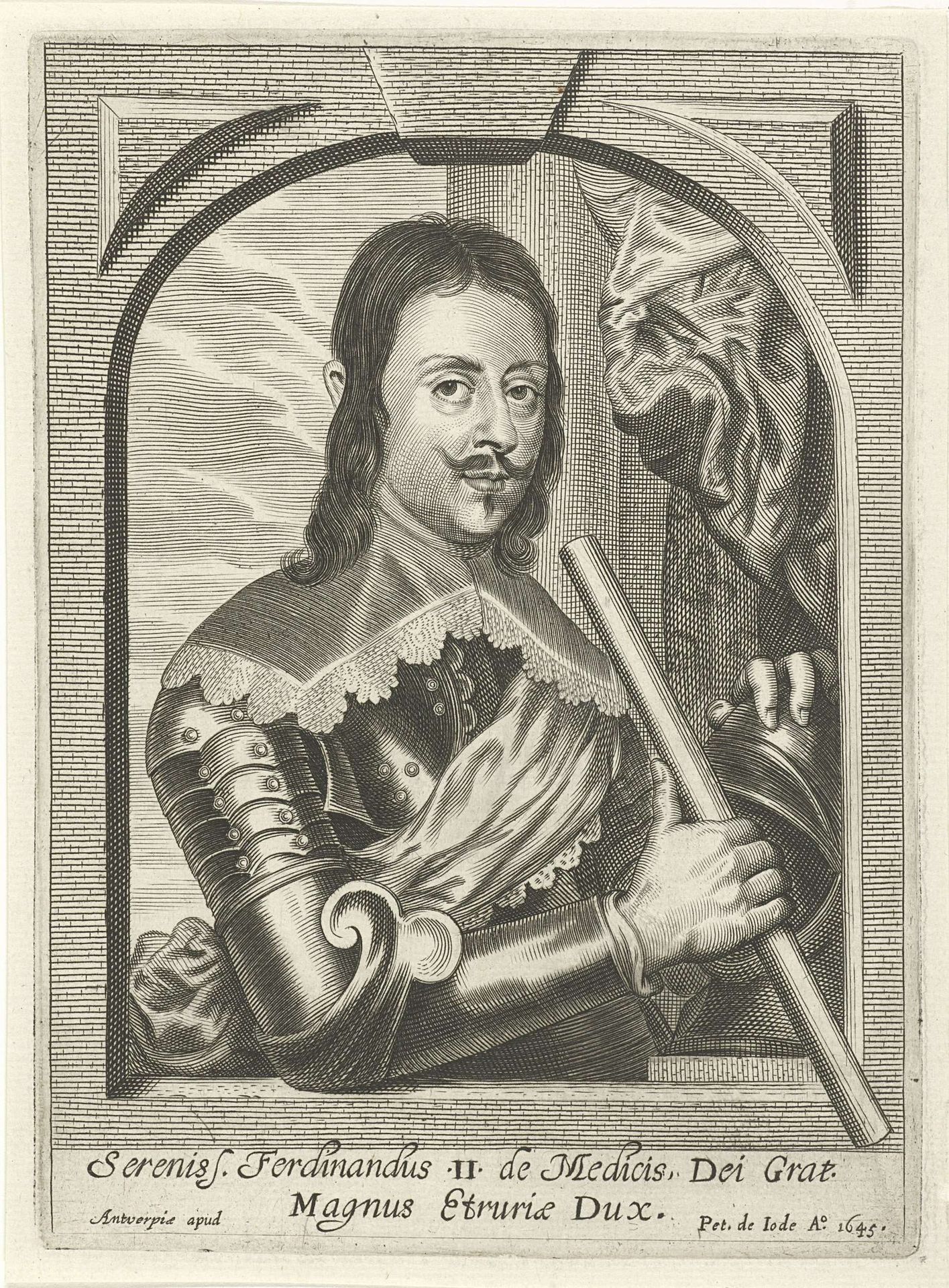 Portret van Ferdinando II de' Medici by Anonymous