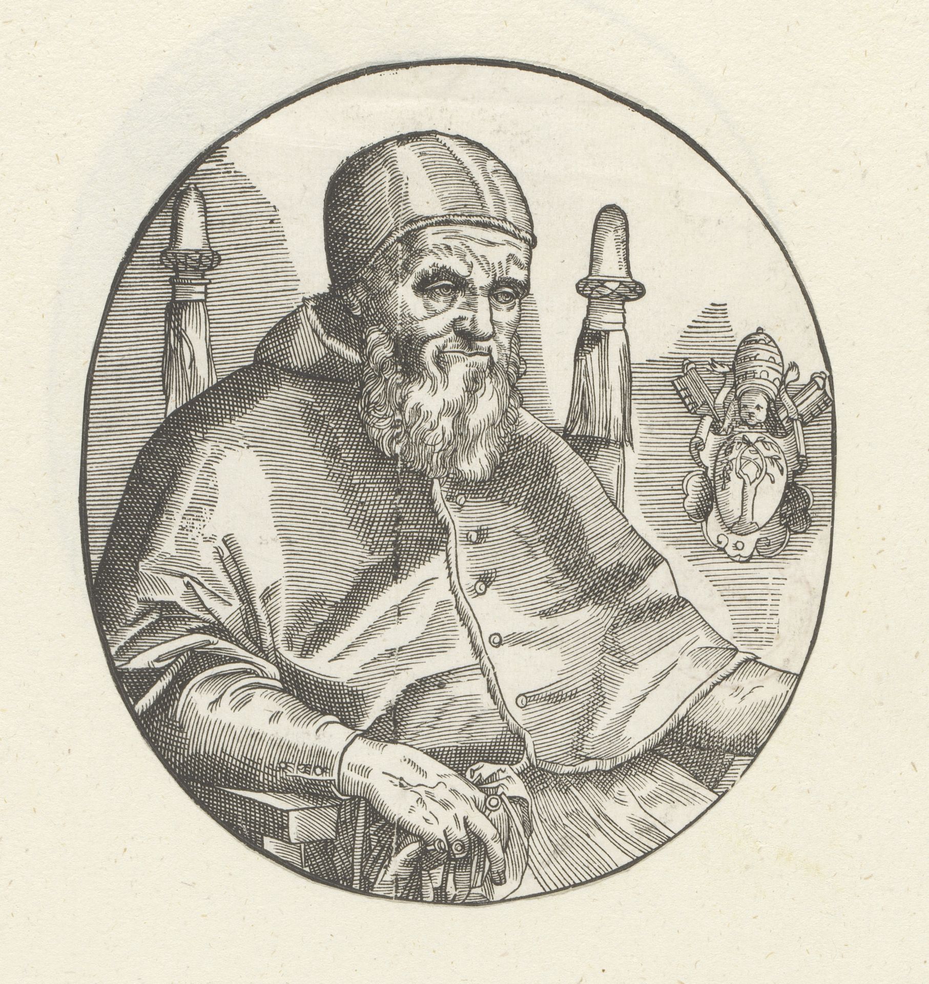 Portret van paus Julius II by Anonymous