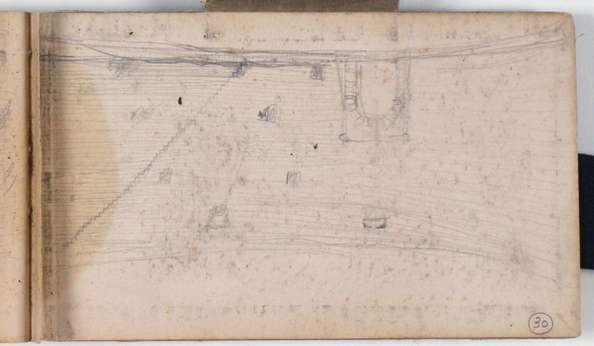 Det indre af Arena, Verona by Niels Larsen Stevns