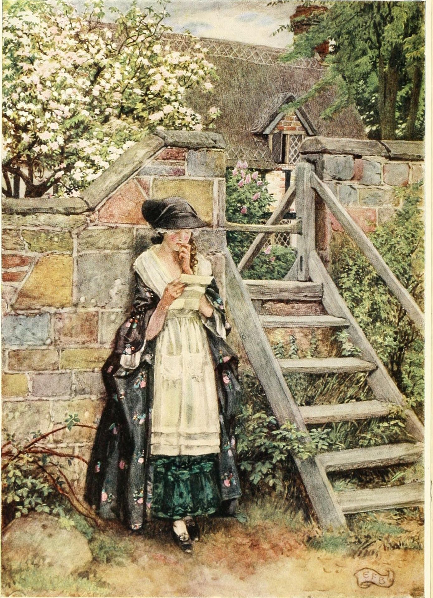 Woman Reading by Eleanor Fortescue-Brickdale