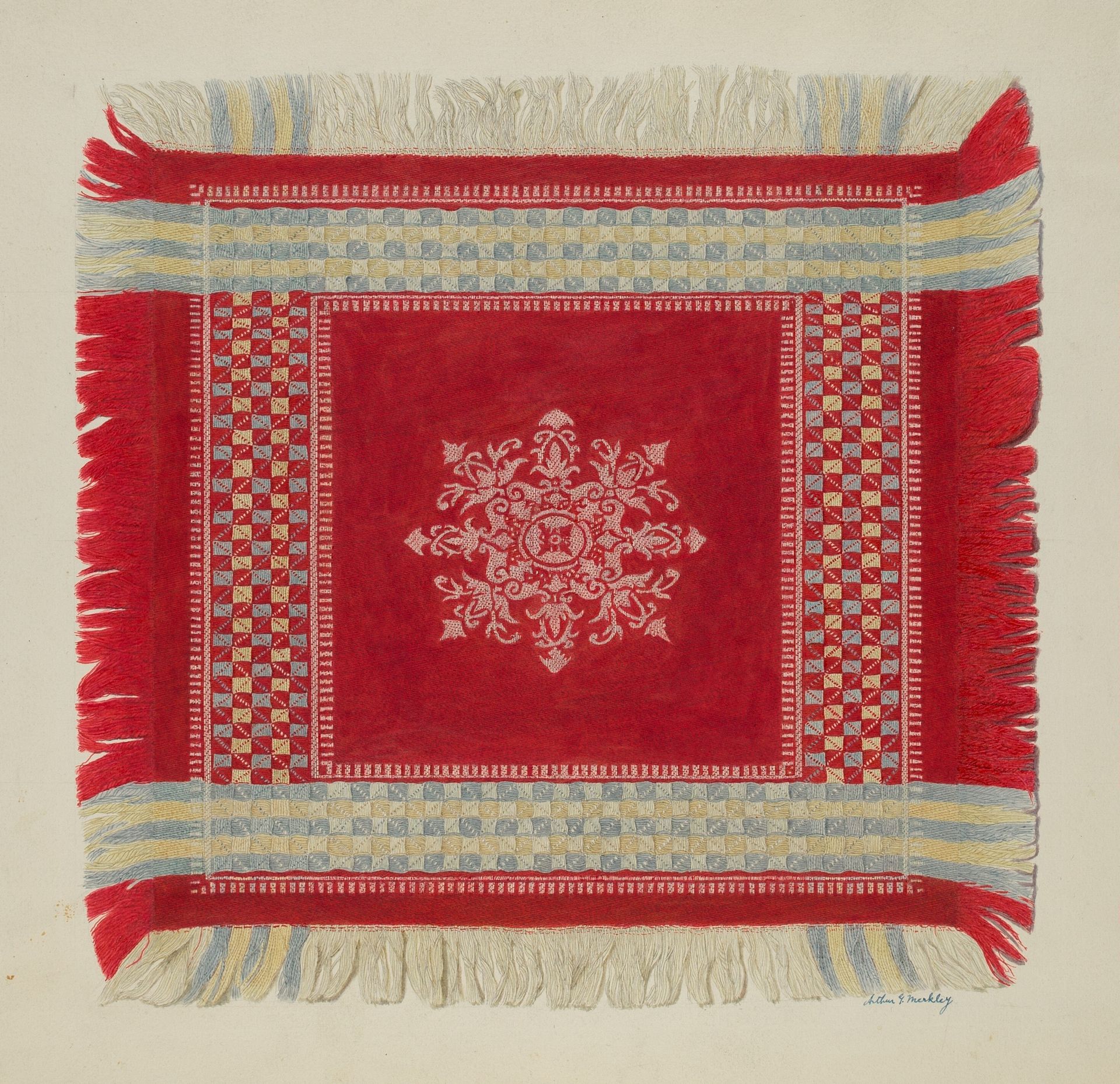 Table Napkin by Arthur G. Merkley