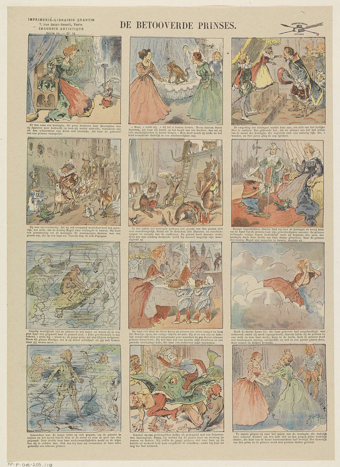 De betooverde prinses by Demoulin & Co. Vignerot