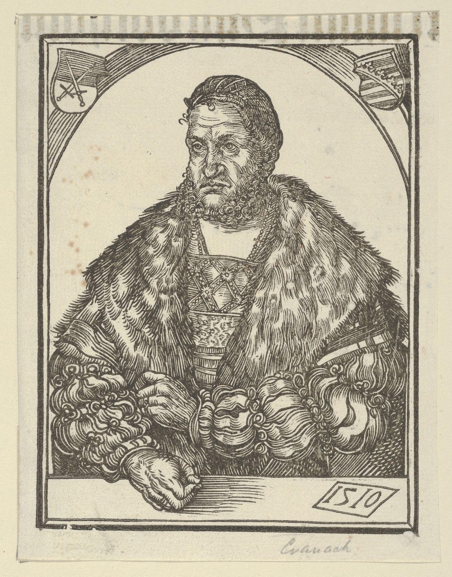 Copy of Frederick the Wise of Saxony by Lucas Cranach the Elder