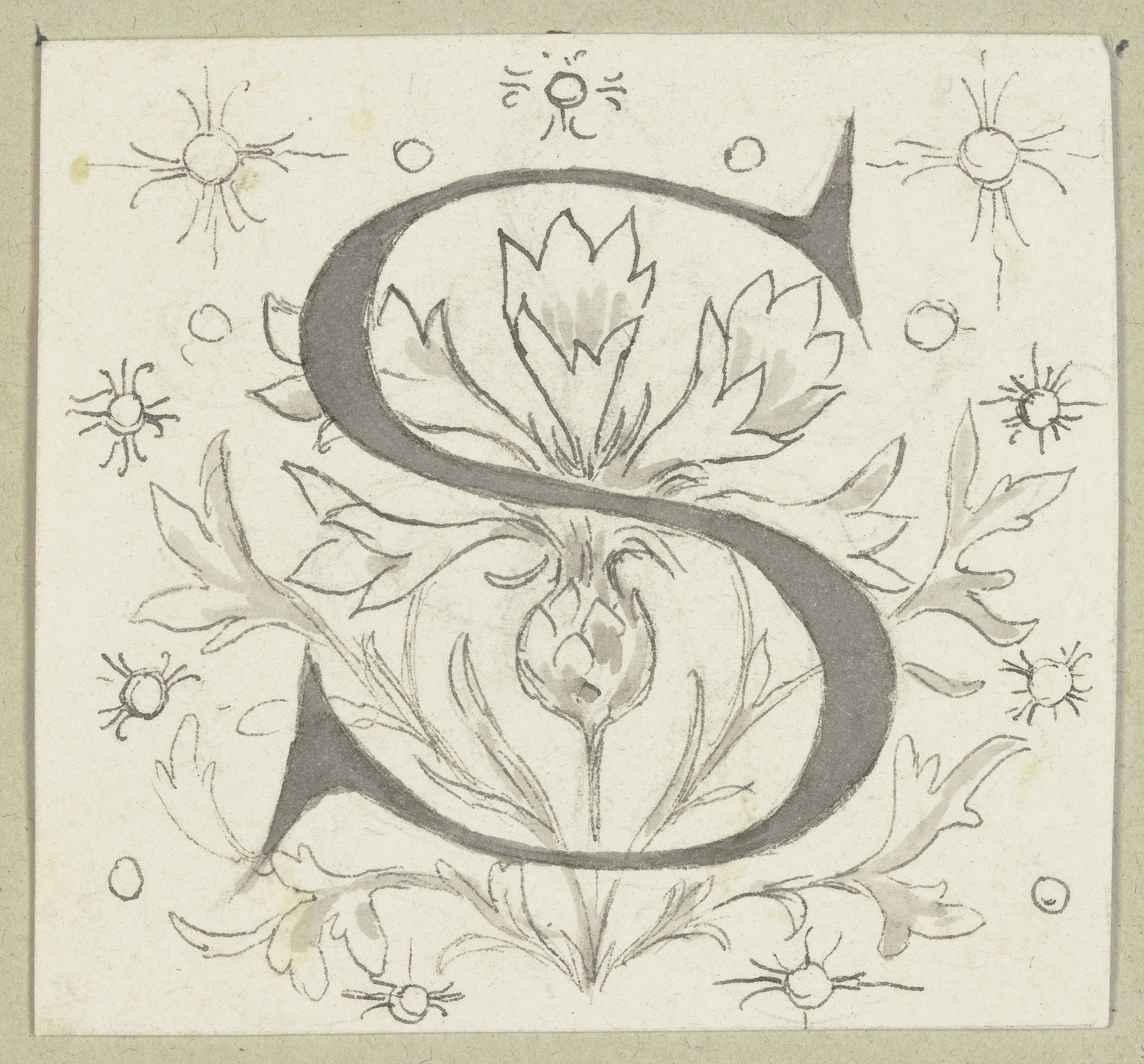 Initial S by Wilhelm Steinhausen