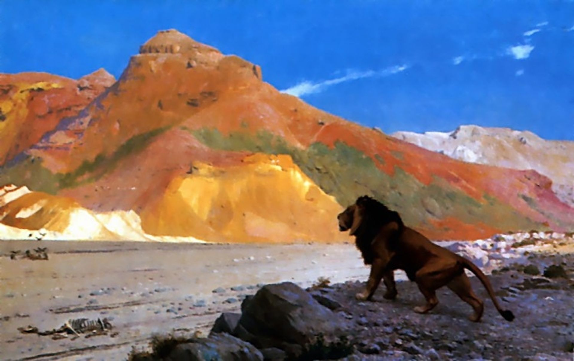 Lion by Jean-Léon Gérôme