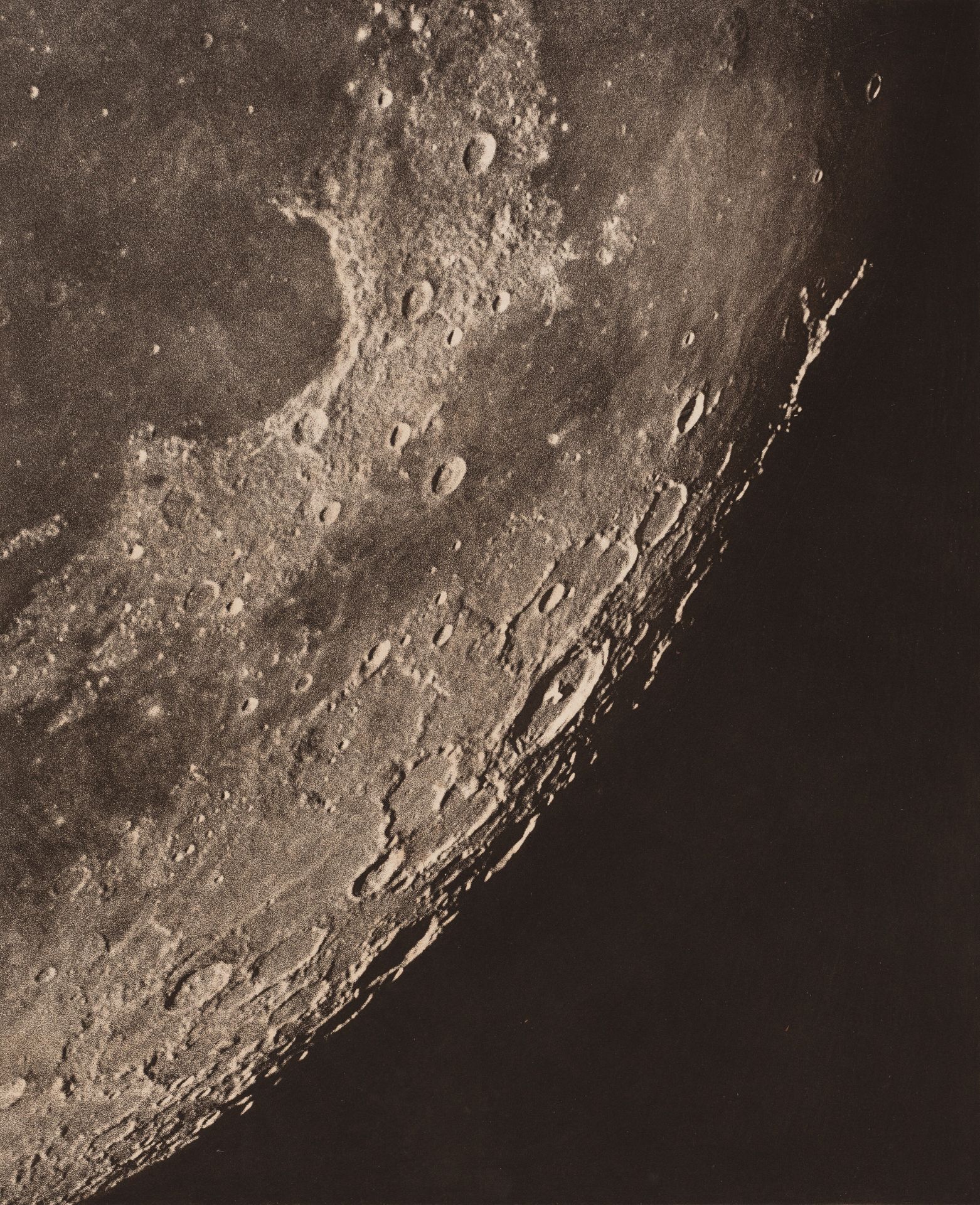 Carte photographique de la lune by Charles Le Morvan