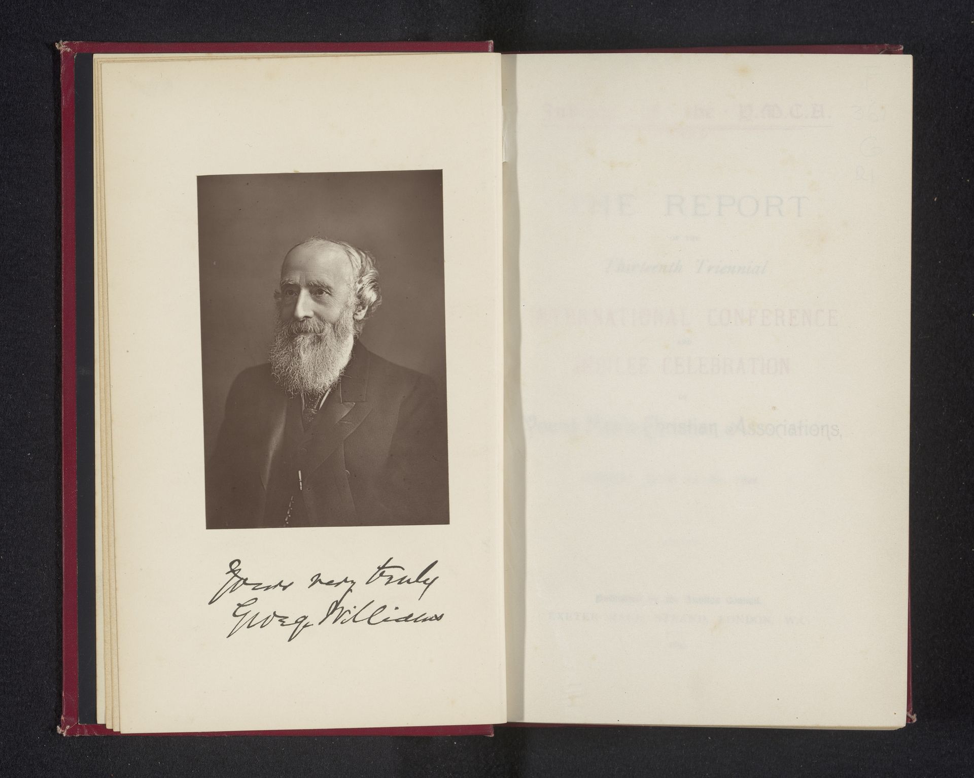 Portret van George Williams, oprichter van de Young Men's Christian Associations by Anonymous