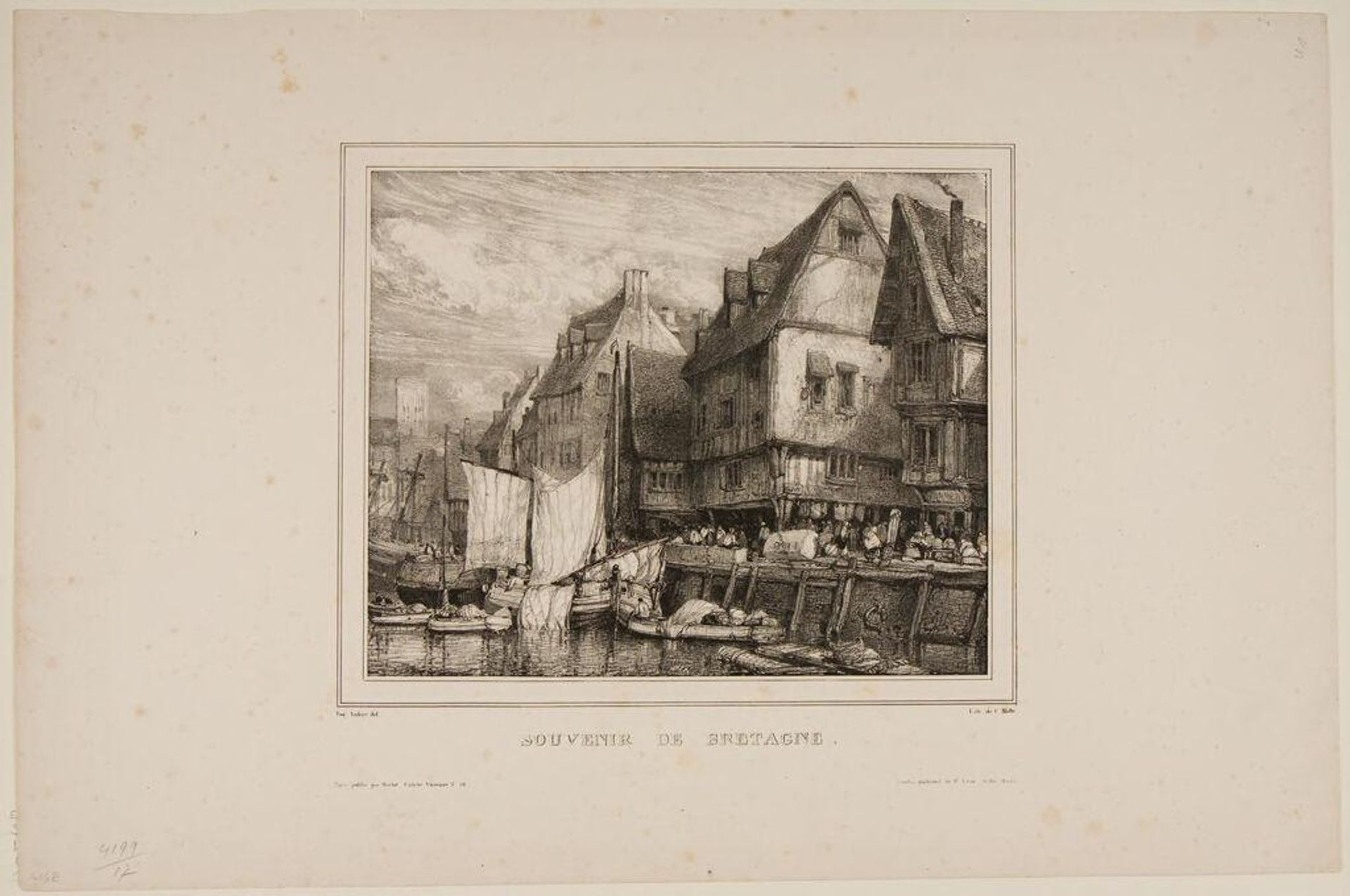 Memory of Brittany by Eugène Isabey