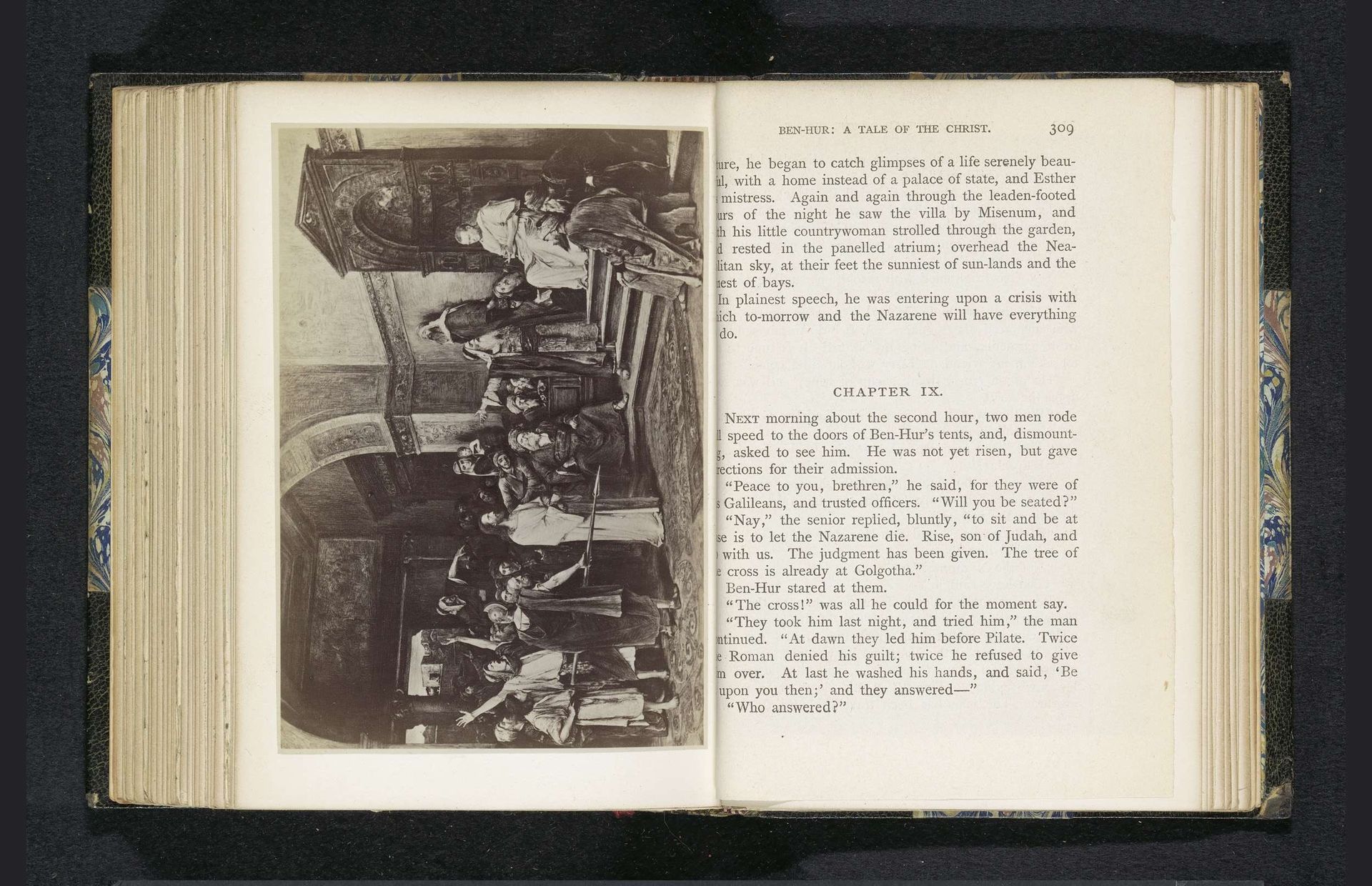 Fotoreproductie van een schilderij, voorstellende Christus voor Pontius Pilatus by Anonymous