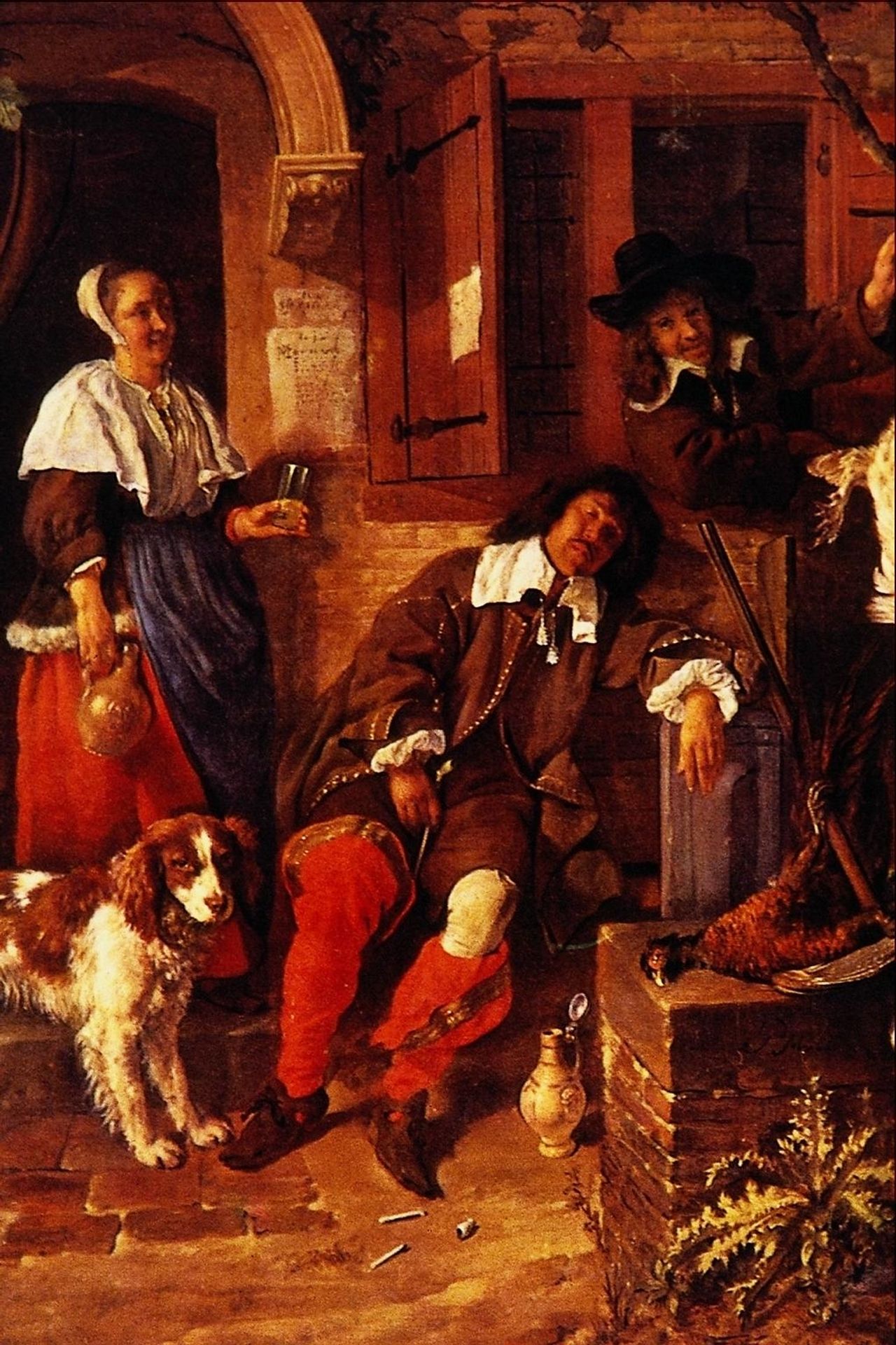The Sleeping Sportsman by Gabriel Metsu