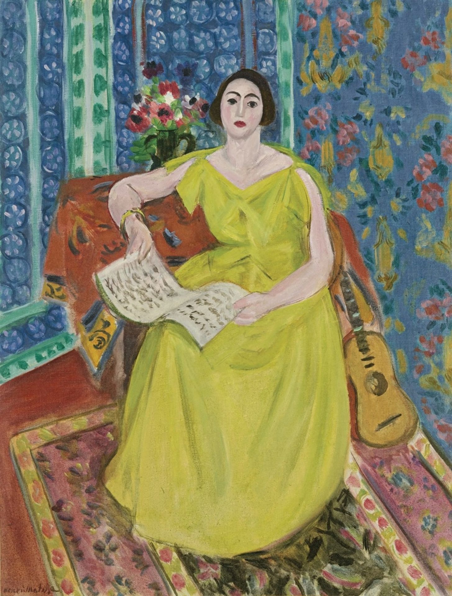 La Femme en jaune by Henri Matisse