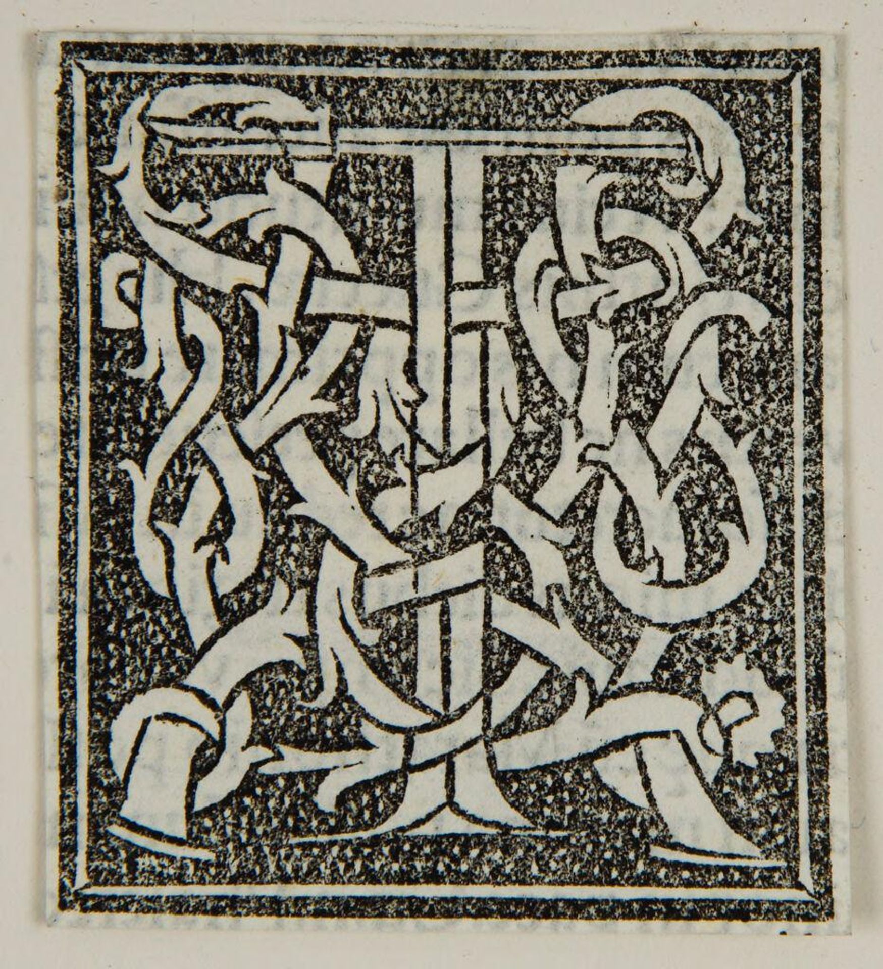 Letter T by Anonymous
