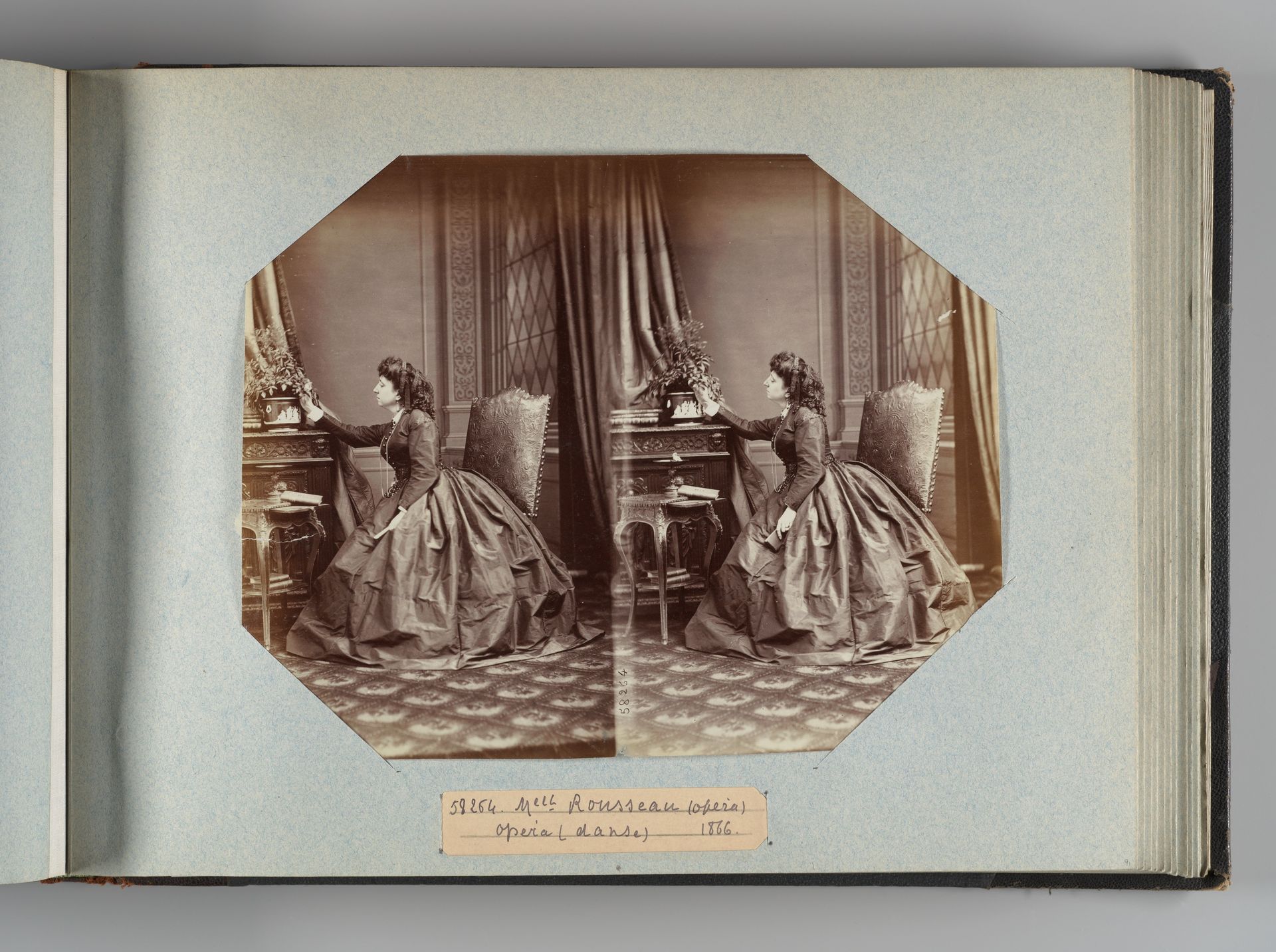 Mlle Rousseau by André-Adolphe-Eugène Disdéri