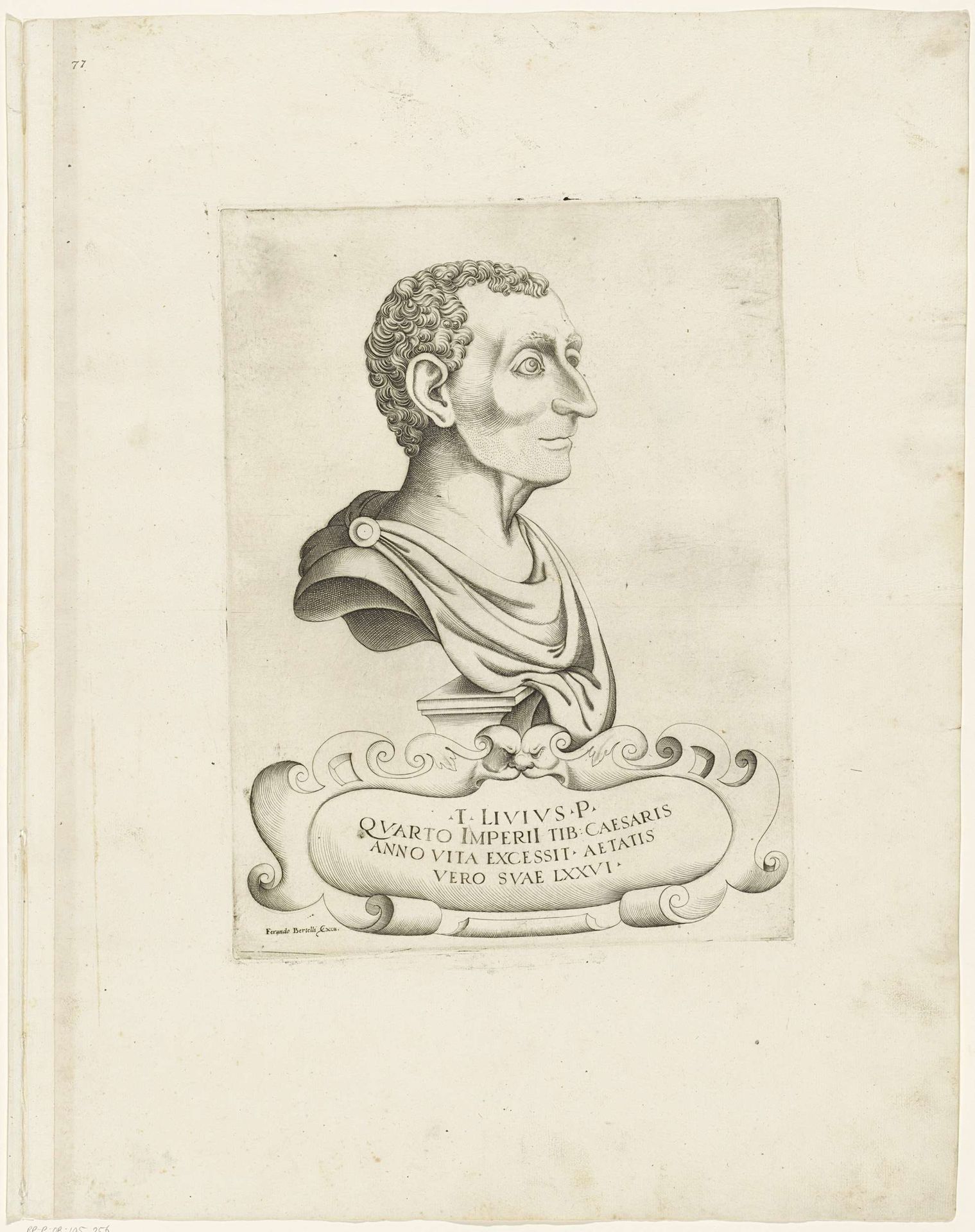 Portret van Titus Livius by Anonymous