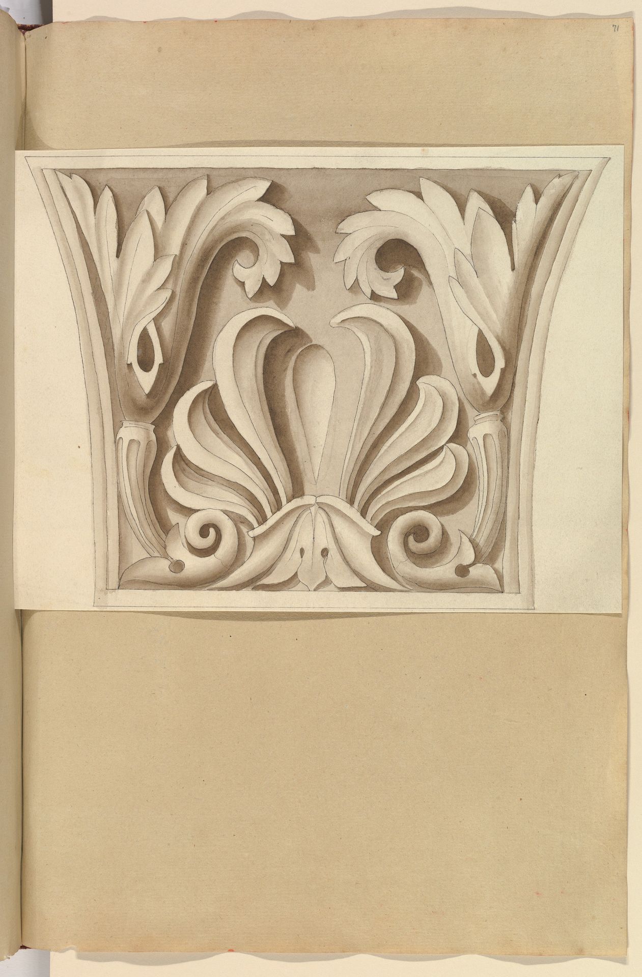 Capital of a Column with Anthemion by Alfred Henry Forrester