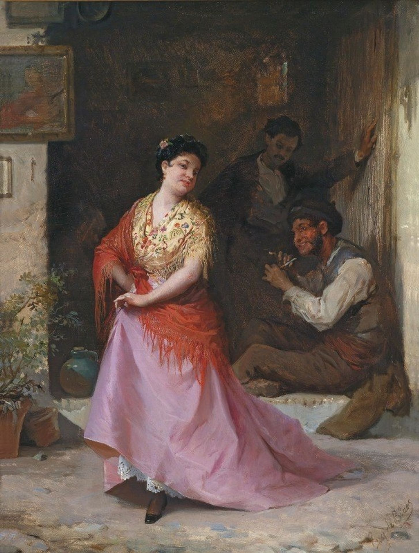 Ein Tänzchen by Eugen von Blaas