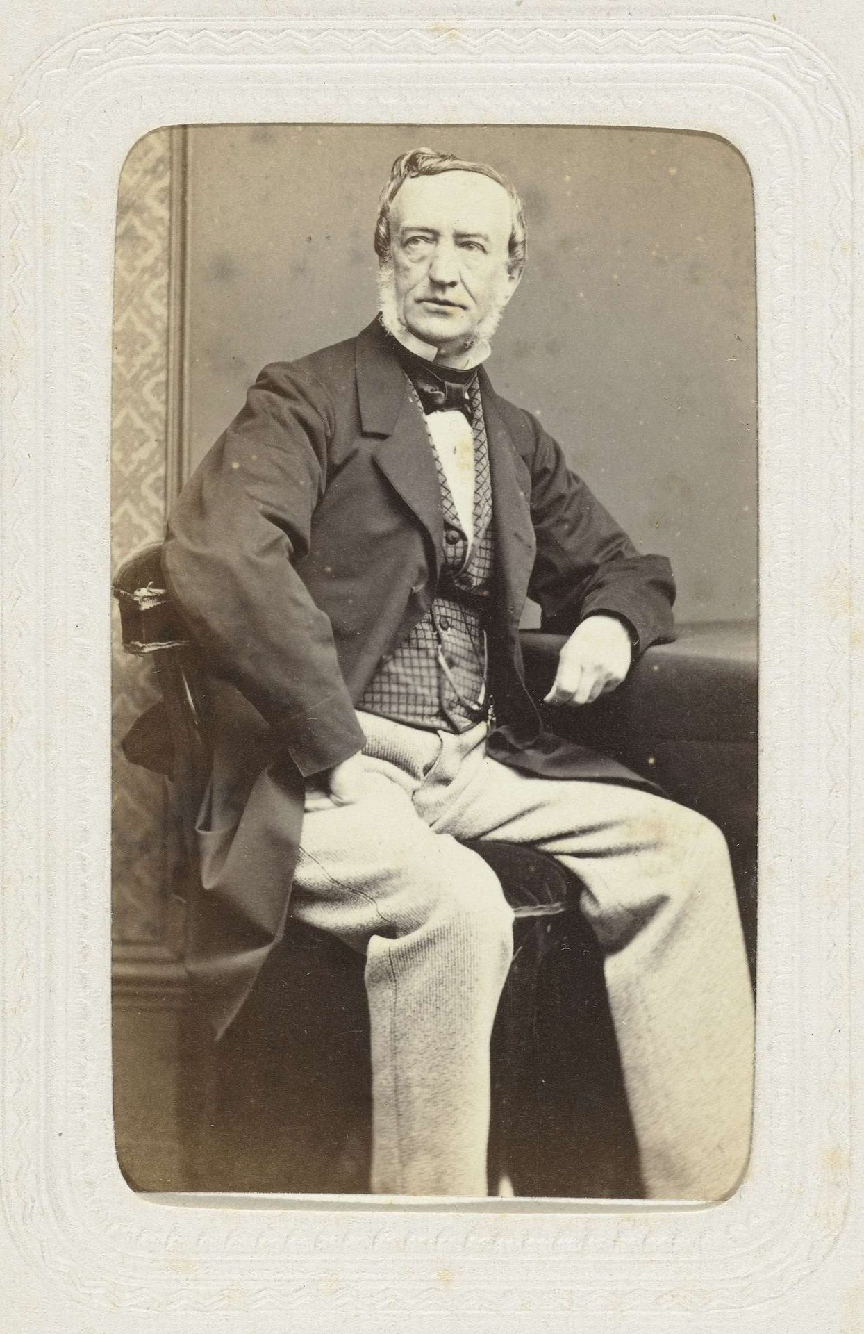 Portret van Albert van Geuns by Wegner & Mottu