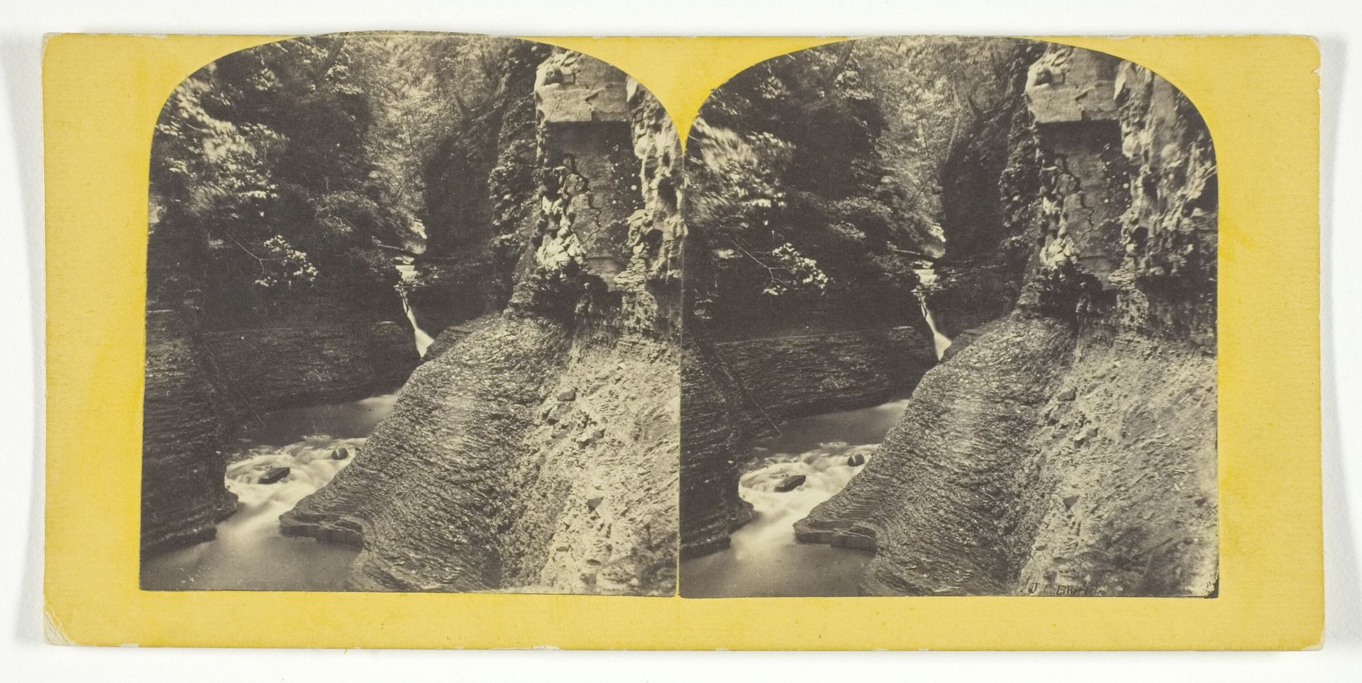 Freer Glen at Watkins View of Upper Glen by J.C. Burritt