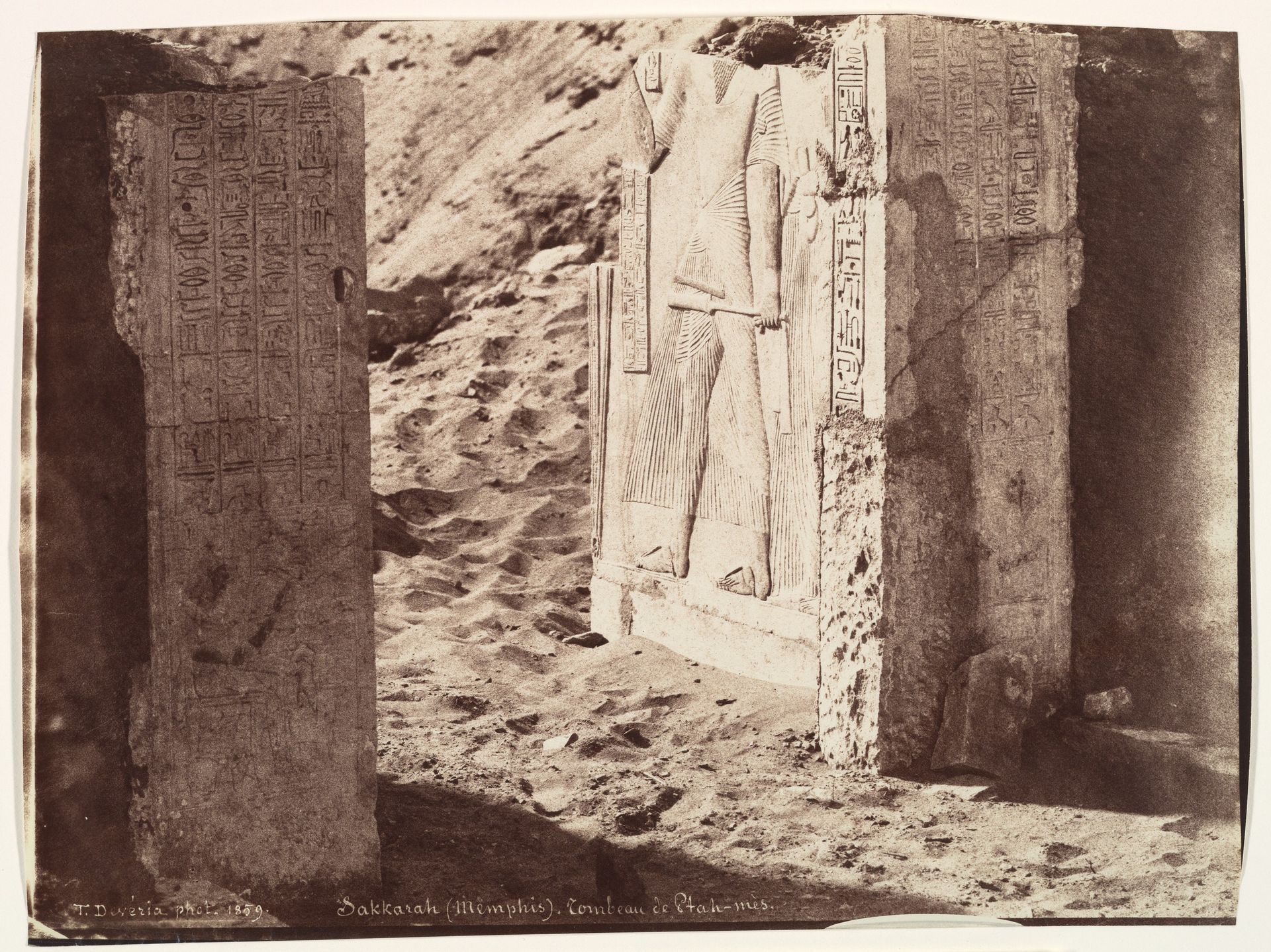 Tomb of Ptahmose, Saqqara (Memphis) by Théodule Deveria