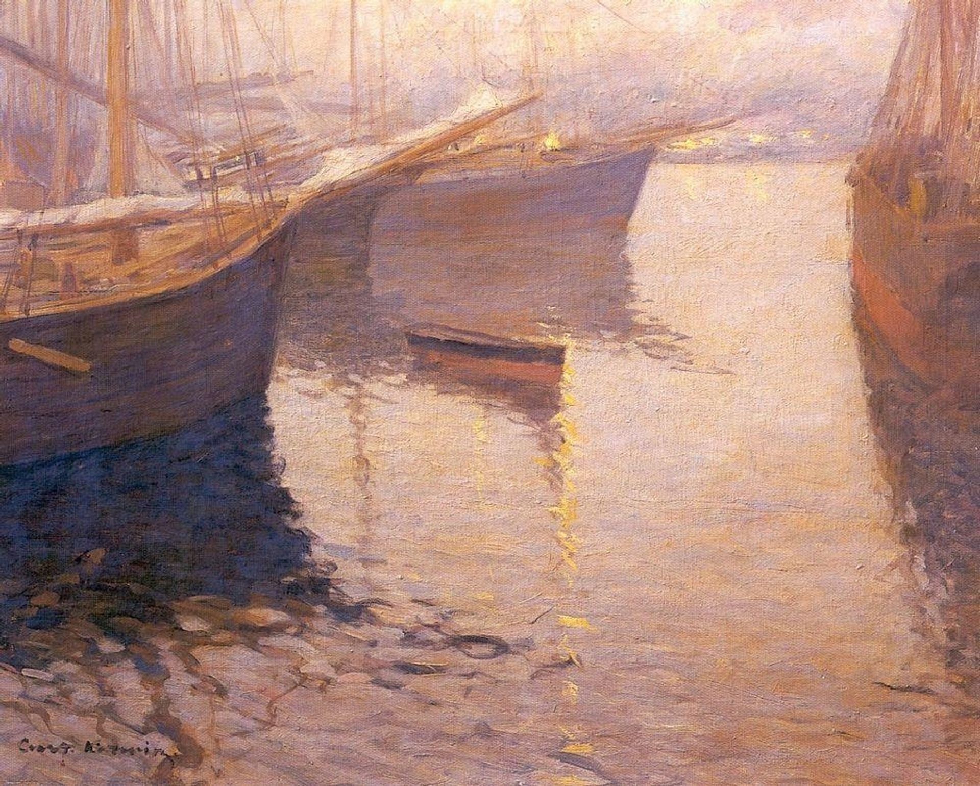 White night in Northern Norway by Konstantin Alexeevich Korovin