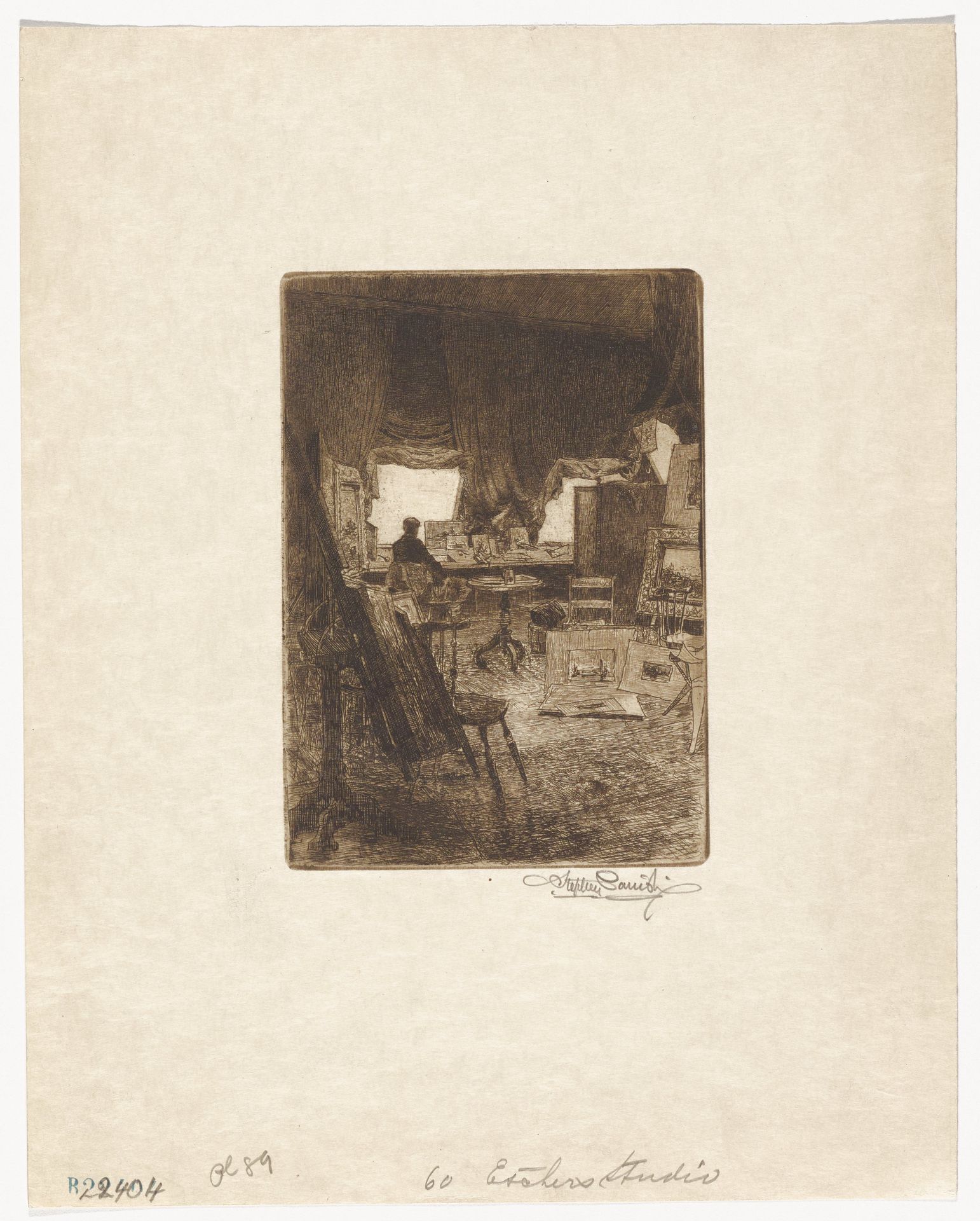 An Etcher's Studio by Stephen Parrish