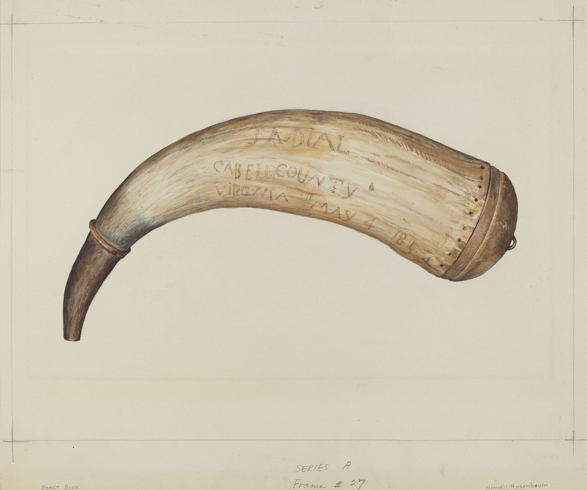 Powder Horn by Howell Rosenbaum