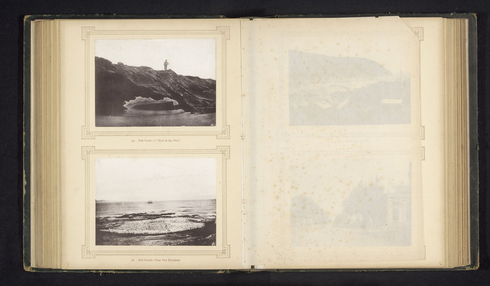 ['East Coast-"Hole in the wall"', 'Bird Island-Near Port Elizabeth'] by Sam Alexander