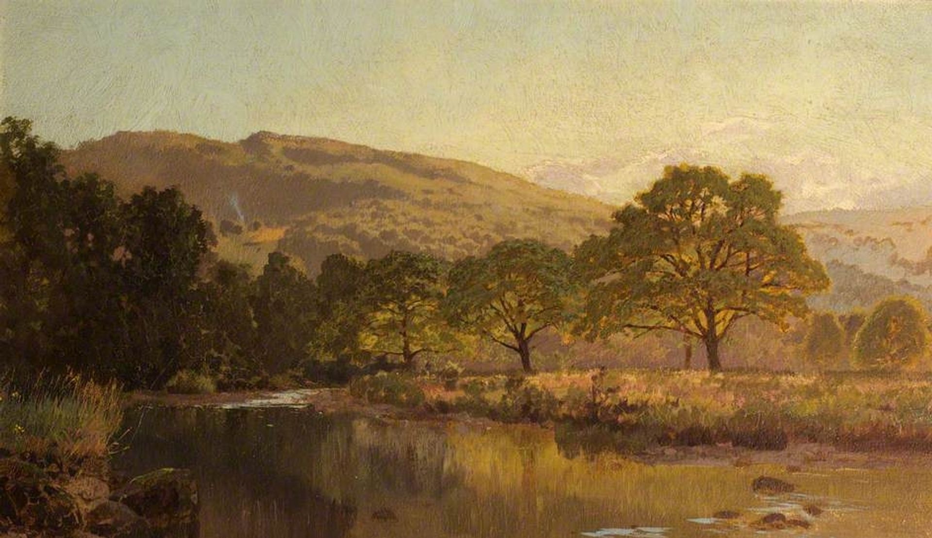 River Landscape by David Bates
