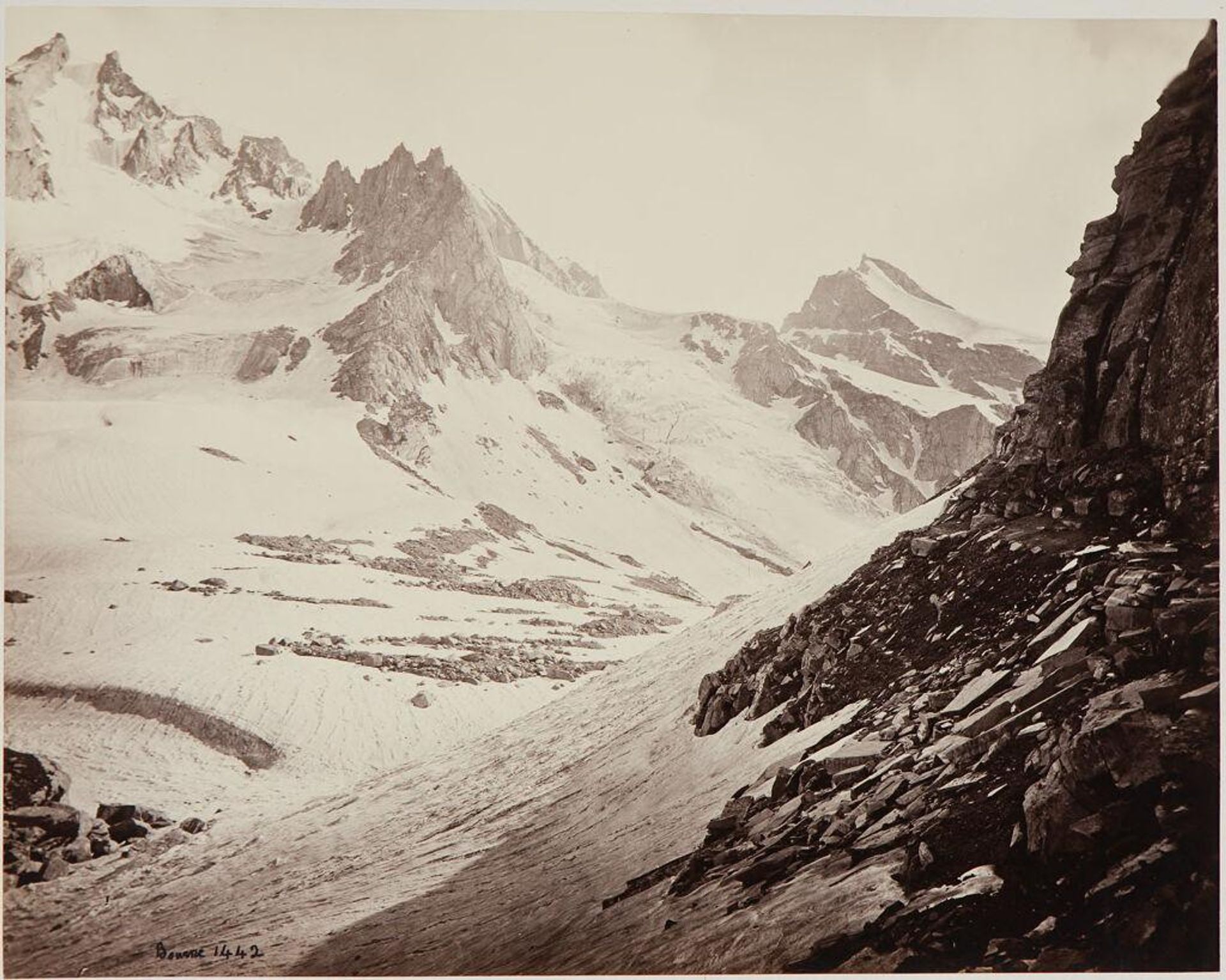 Kulu, Spiti; The Hamta Pass, Between Kulu and Spiti, 14,800' by Samuel Bourne