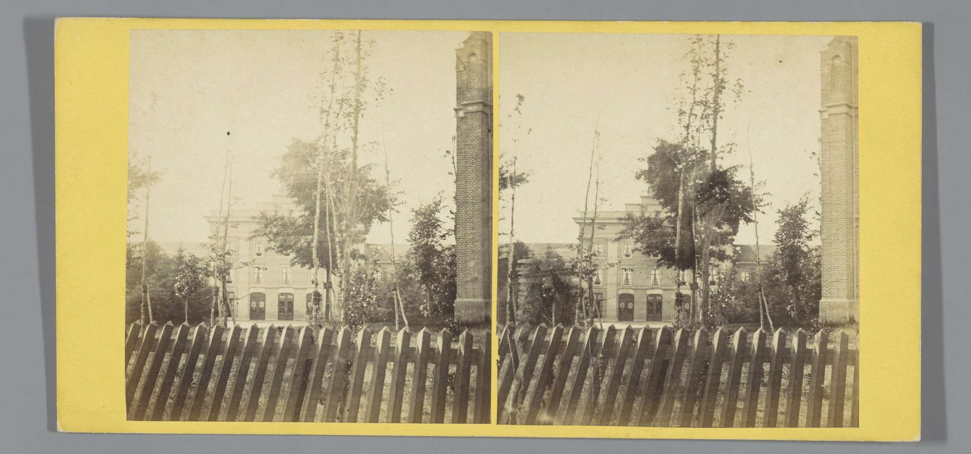 Gezicht op gesticht Meerenberg in Bloemendaal by Pieter Oosterhuis