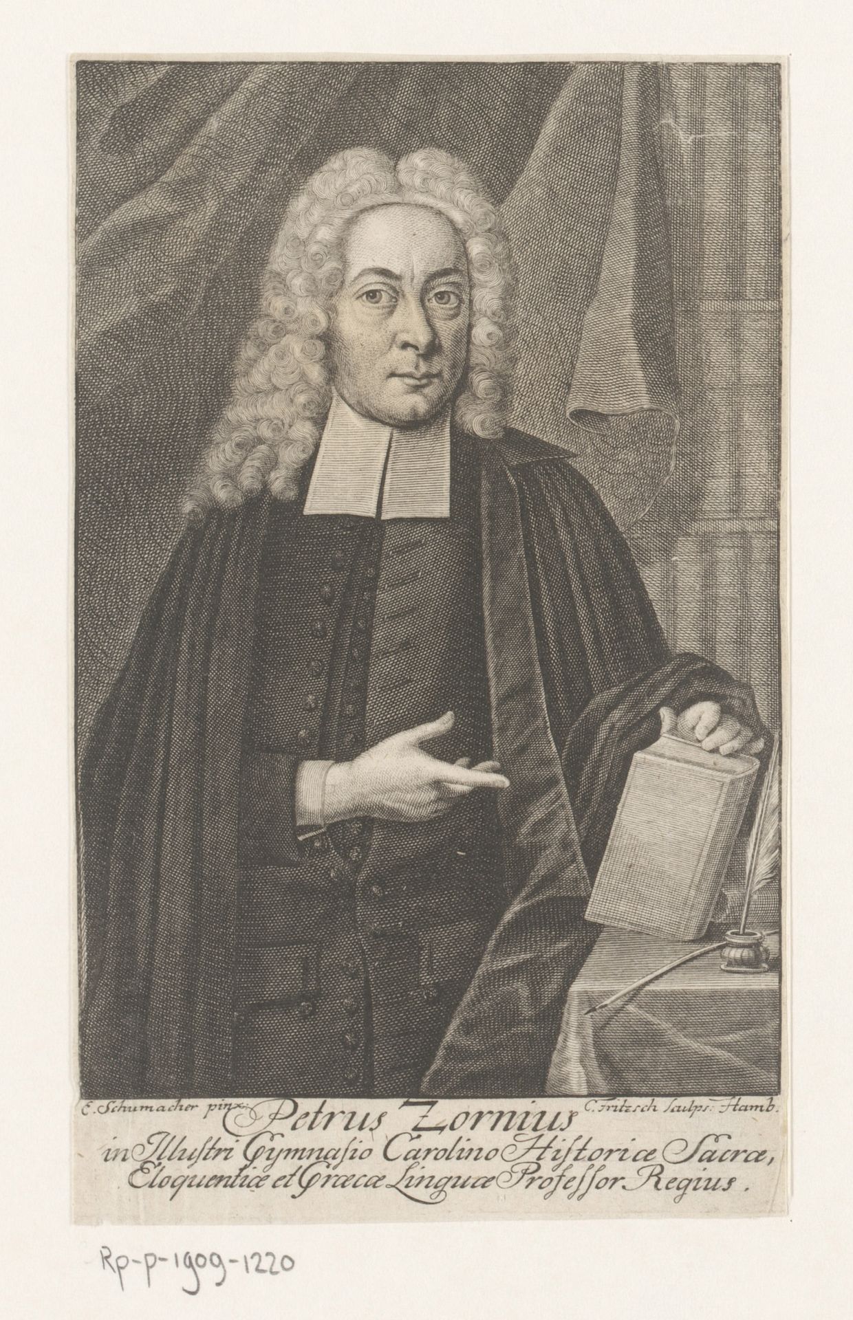 Portret van Peter Zorn by Christian Fritzsch