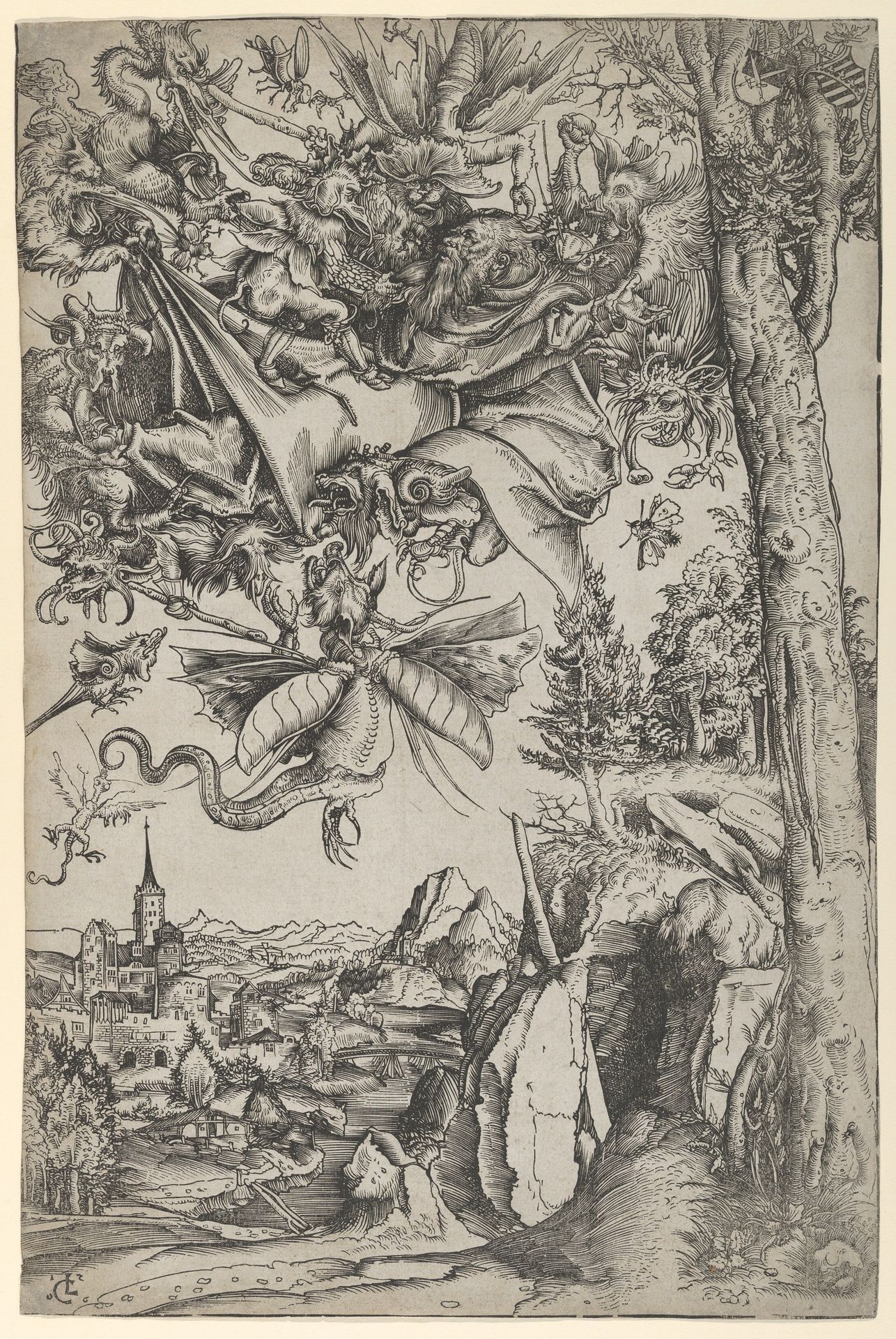 The Temptation of St. Anthony by Lucas Cranach the Elder