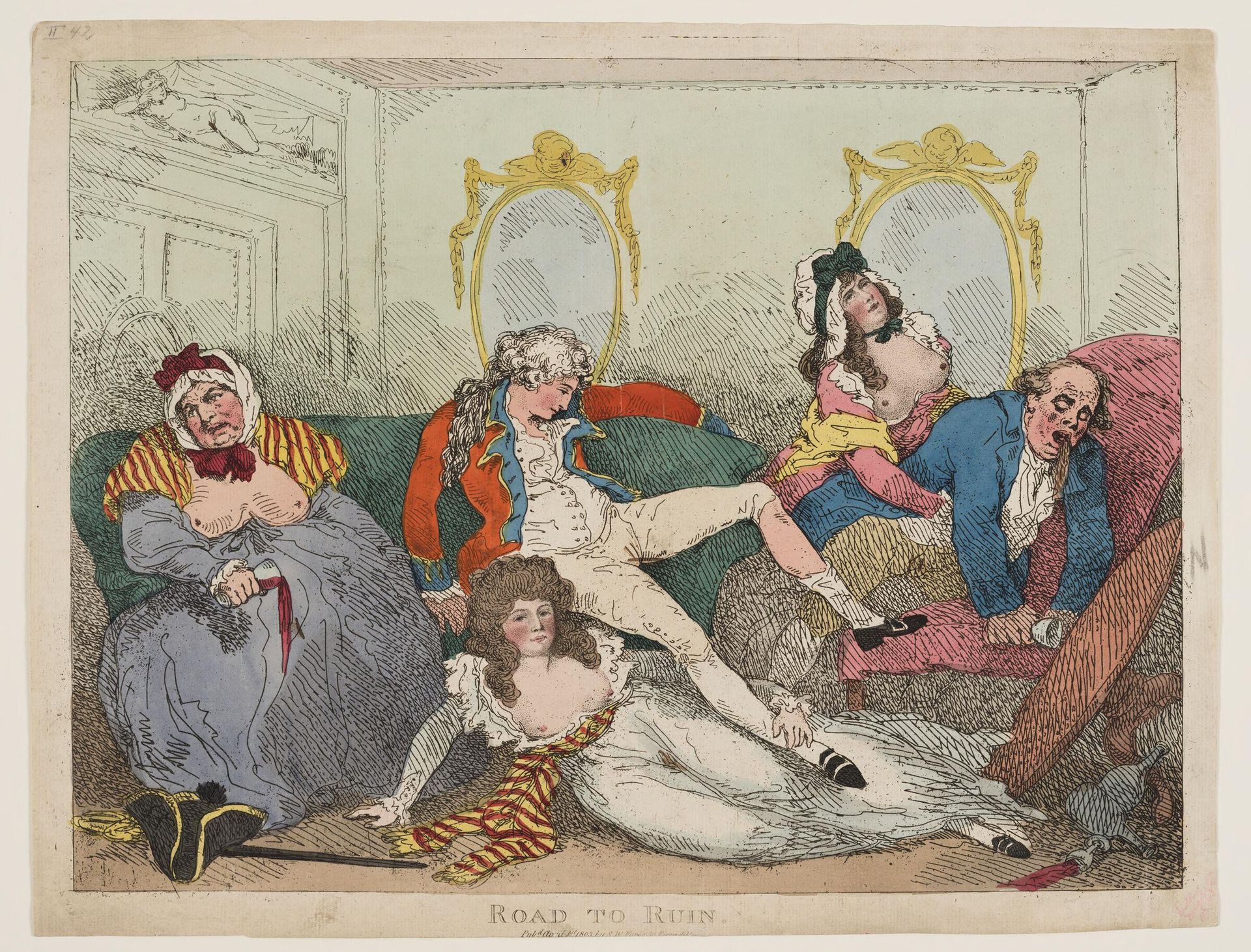 Road to Ruin by Thomas Rowlandson