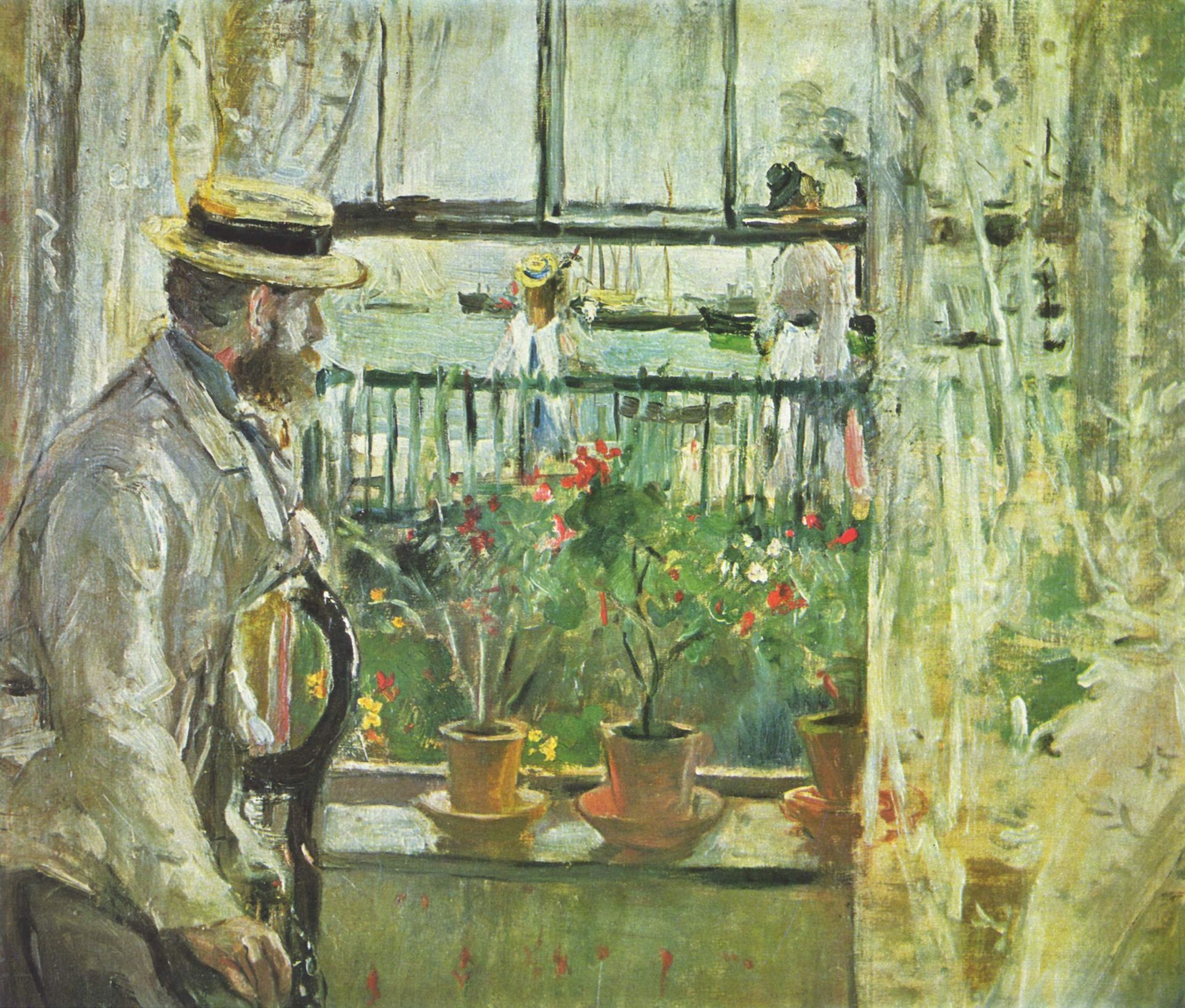 Eugene Manet on the Isle of Wight by Berthe Morisot