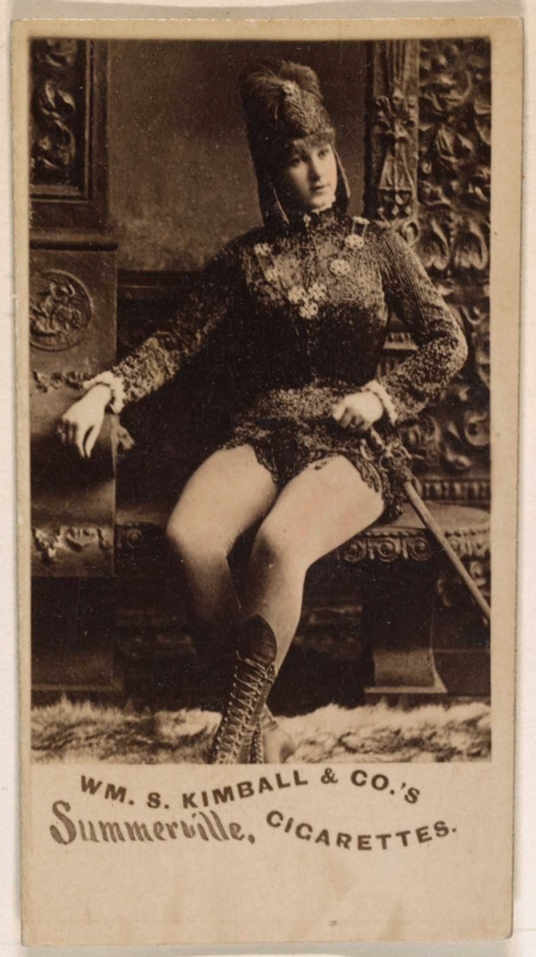Miss Summerville, from the Actresses series (N203) issued by Wm. S. Kimball & Co. by William S. Kimball & Company