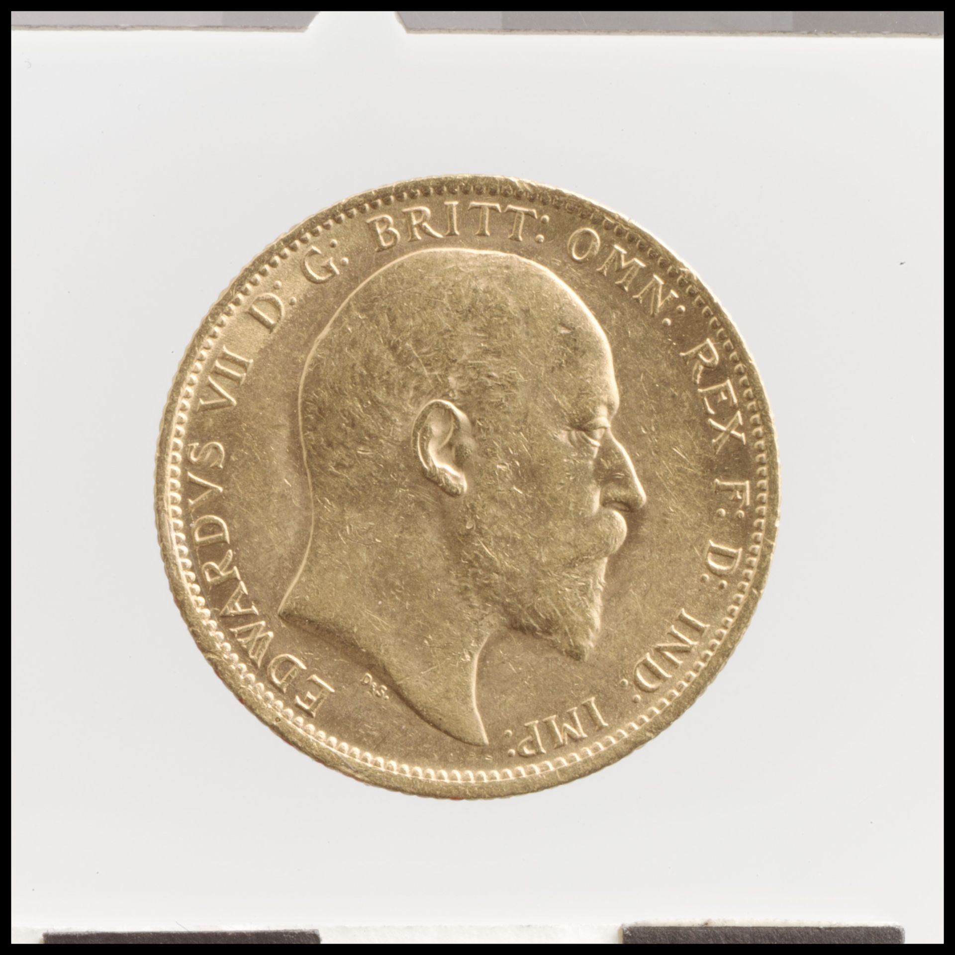 Edward VII sovereign by G.W. DeSaulles