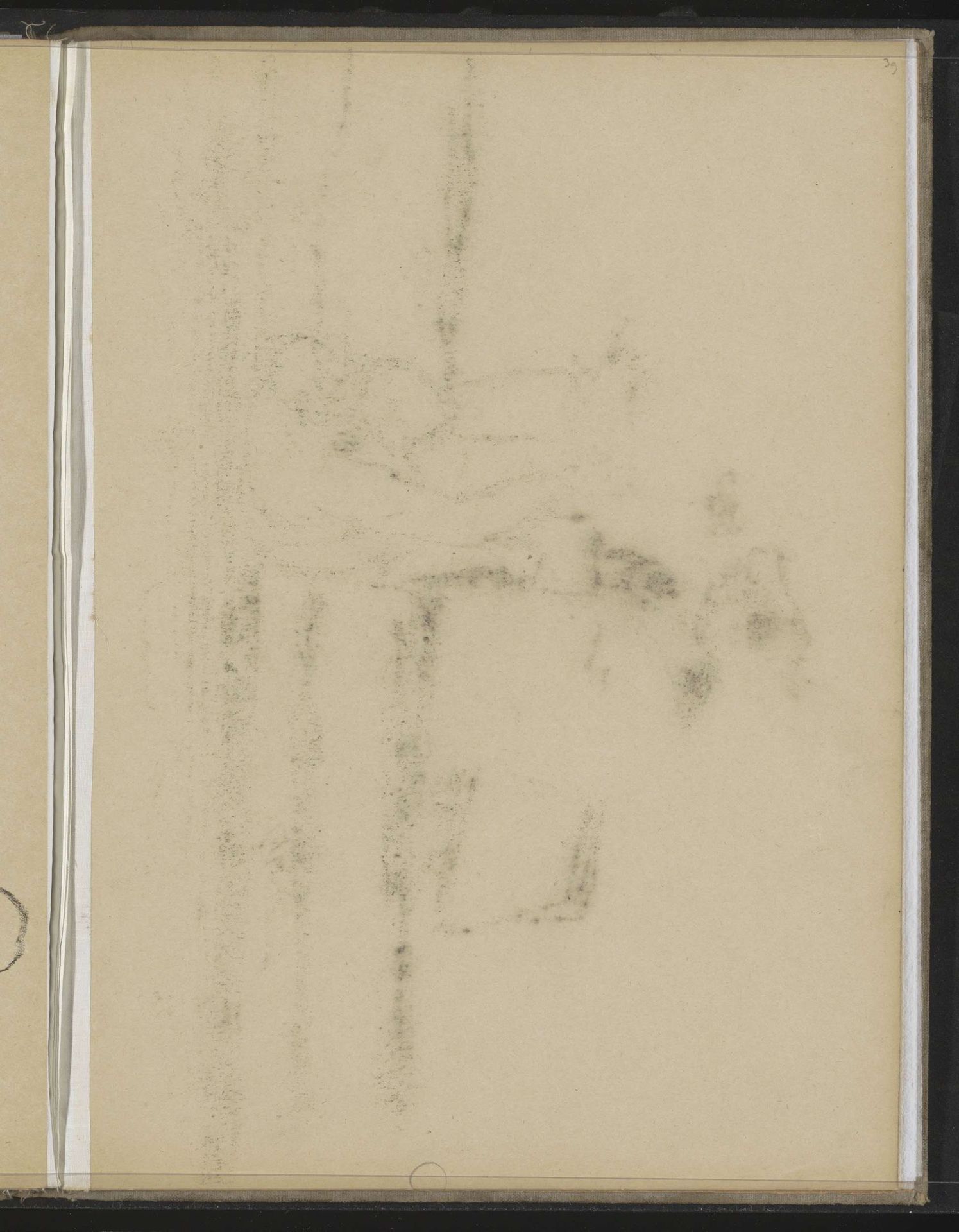 Abklatsch van de krijttekening op pagina 38 by Willem Witsen