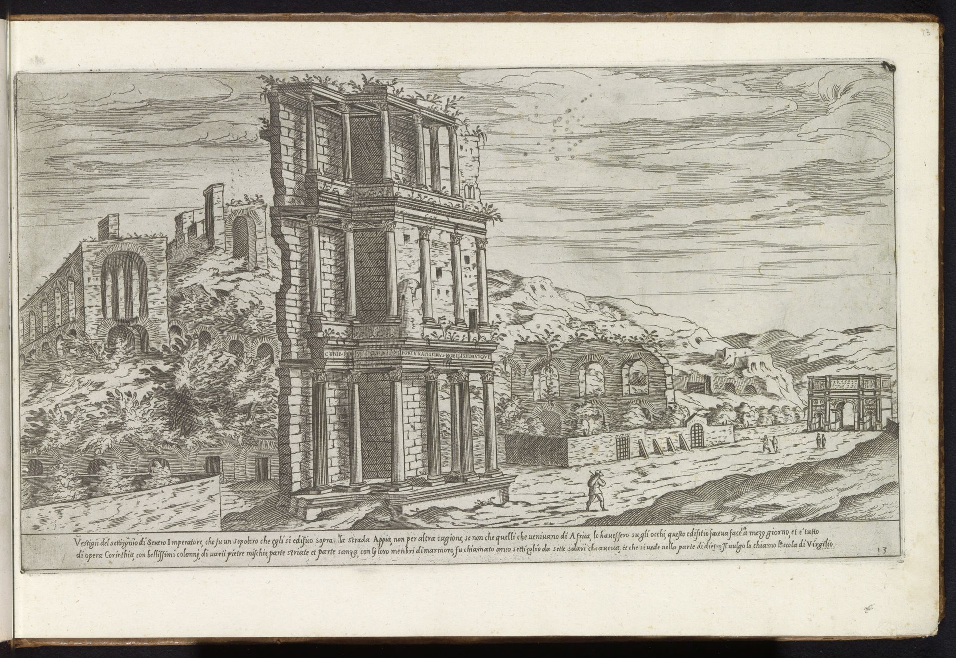 Septizonium te Rome by Étienne Dupérac