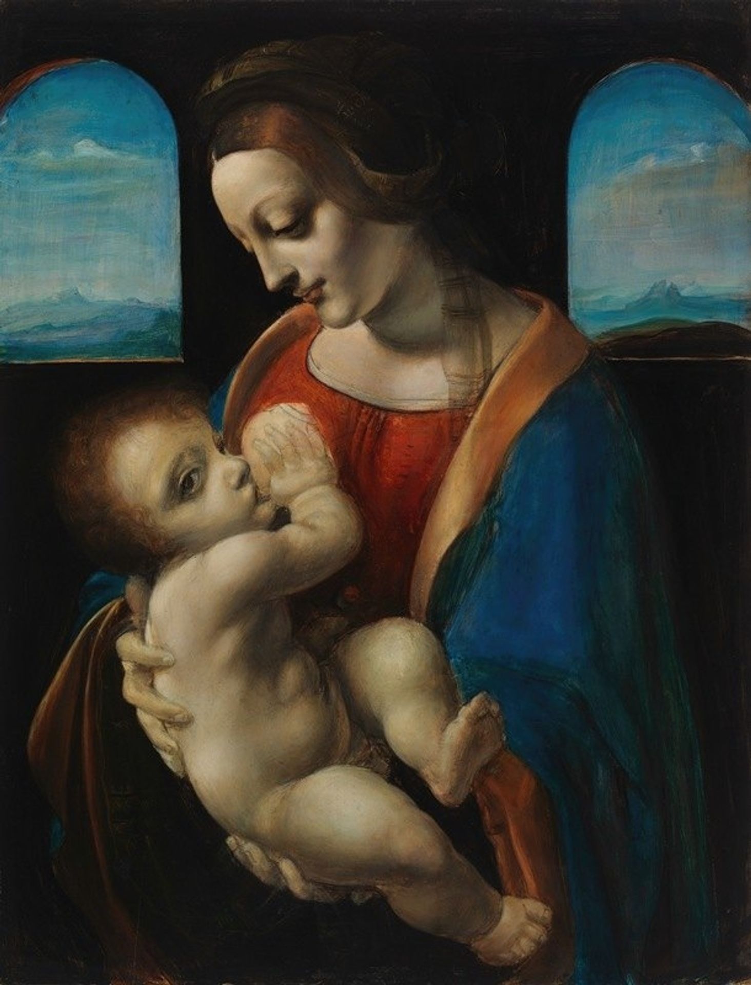 Madonna Litta, copy after Leonardo da Vinci by Magnus Enckell