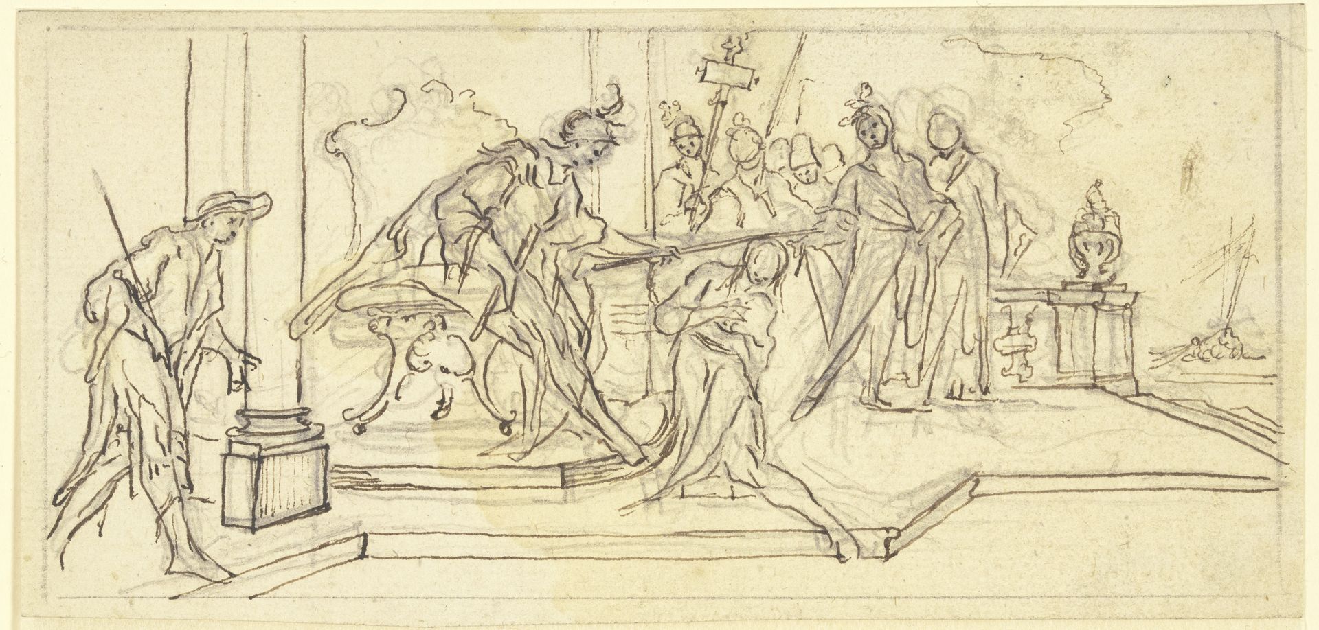 Der Praetor erkennt die Freilassung eines Sklaven an by Paul Egell
