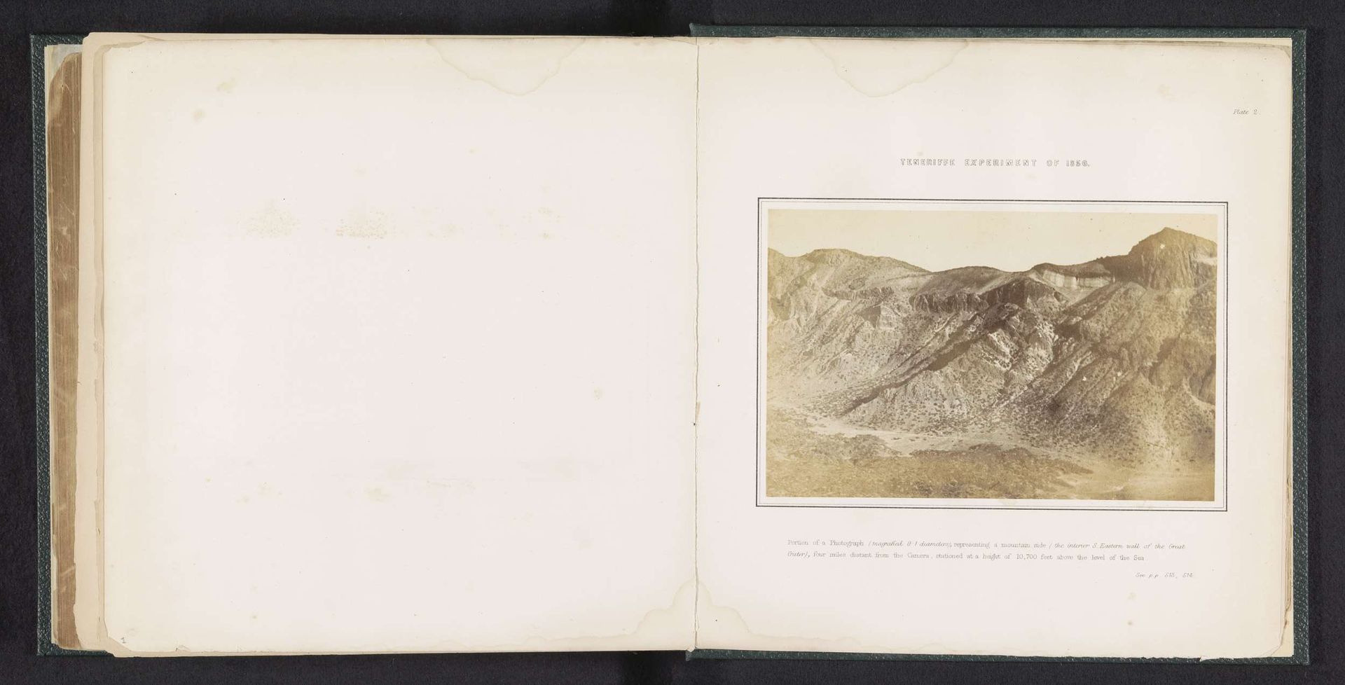 Gezicht op de krater van de El Teide op Tenerife by Charles Piazzi Smyth