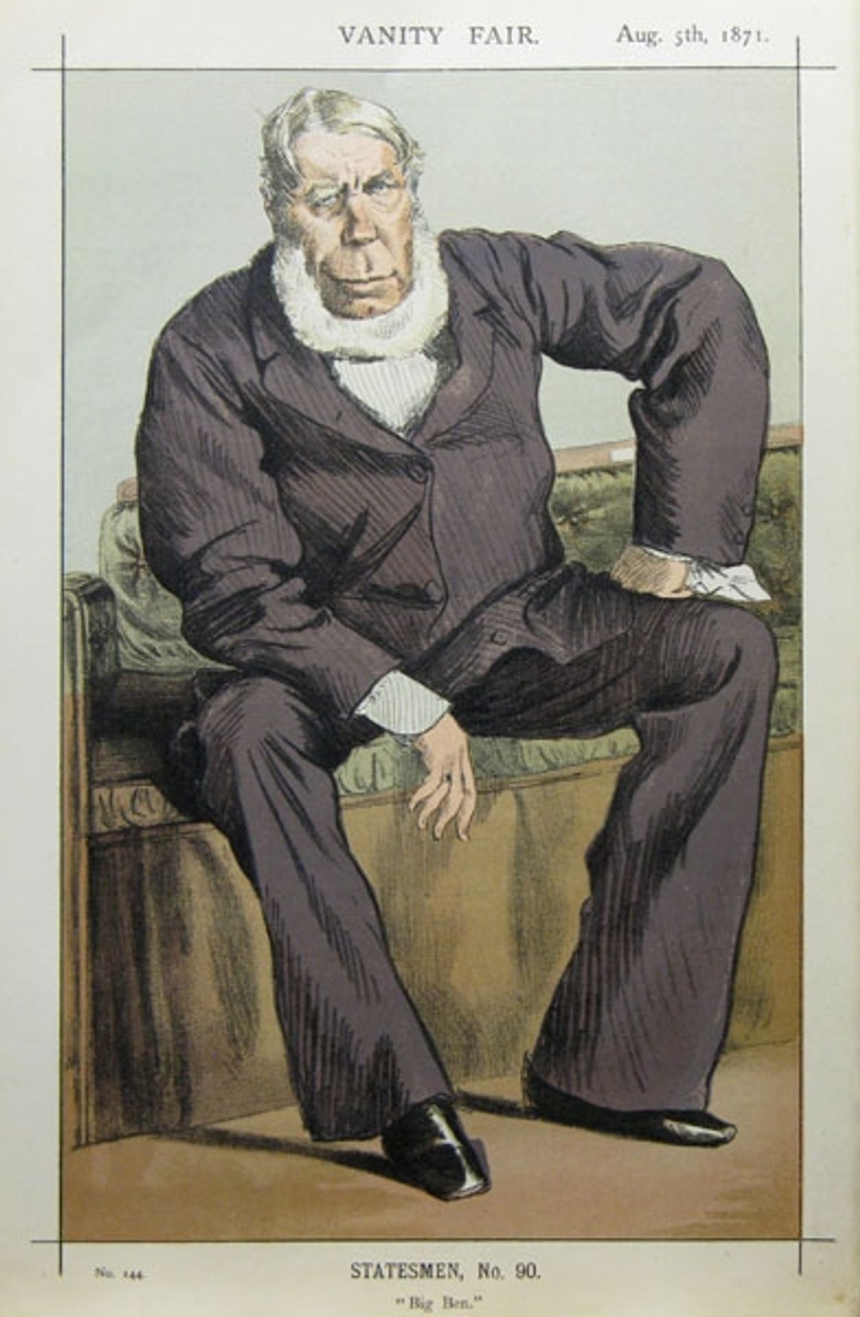 Statesman No.090° - Caricature of George William Pierrepont Bentinck M.P. by James Tissot