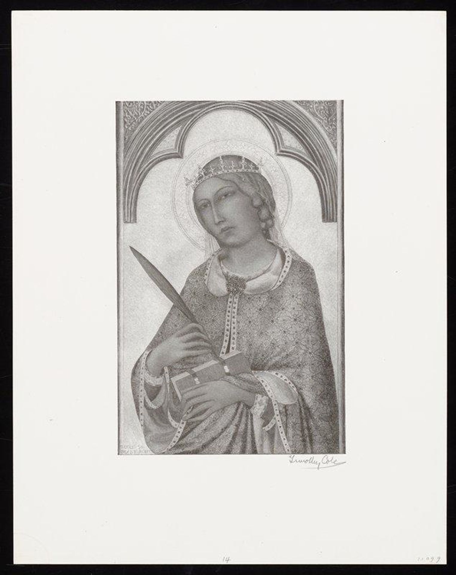 Saint Catherine of Alexandria by Timothy Cole