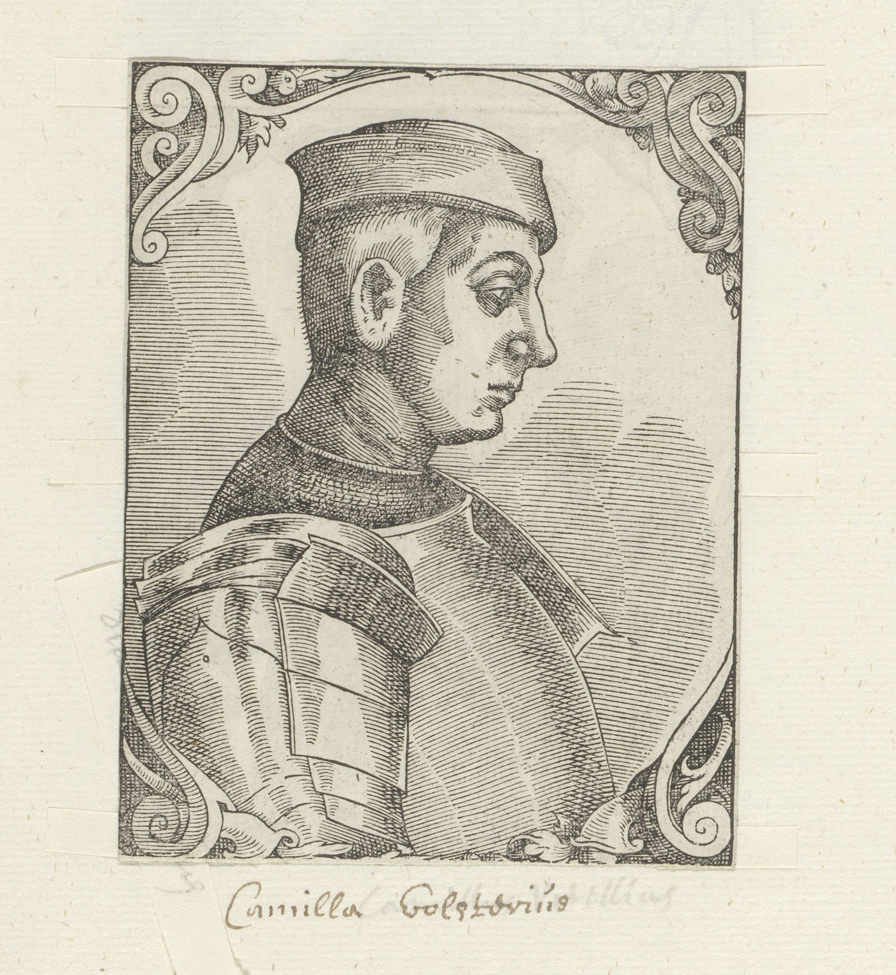 Portret van Camillus Vitellus by Anonymous