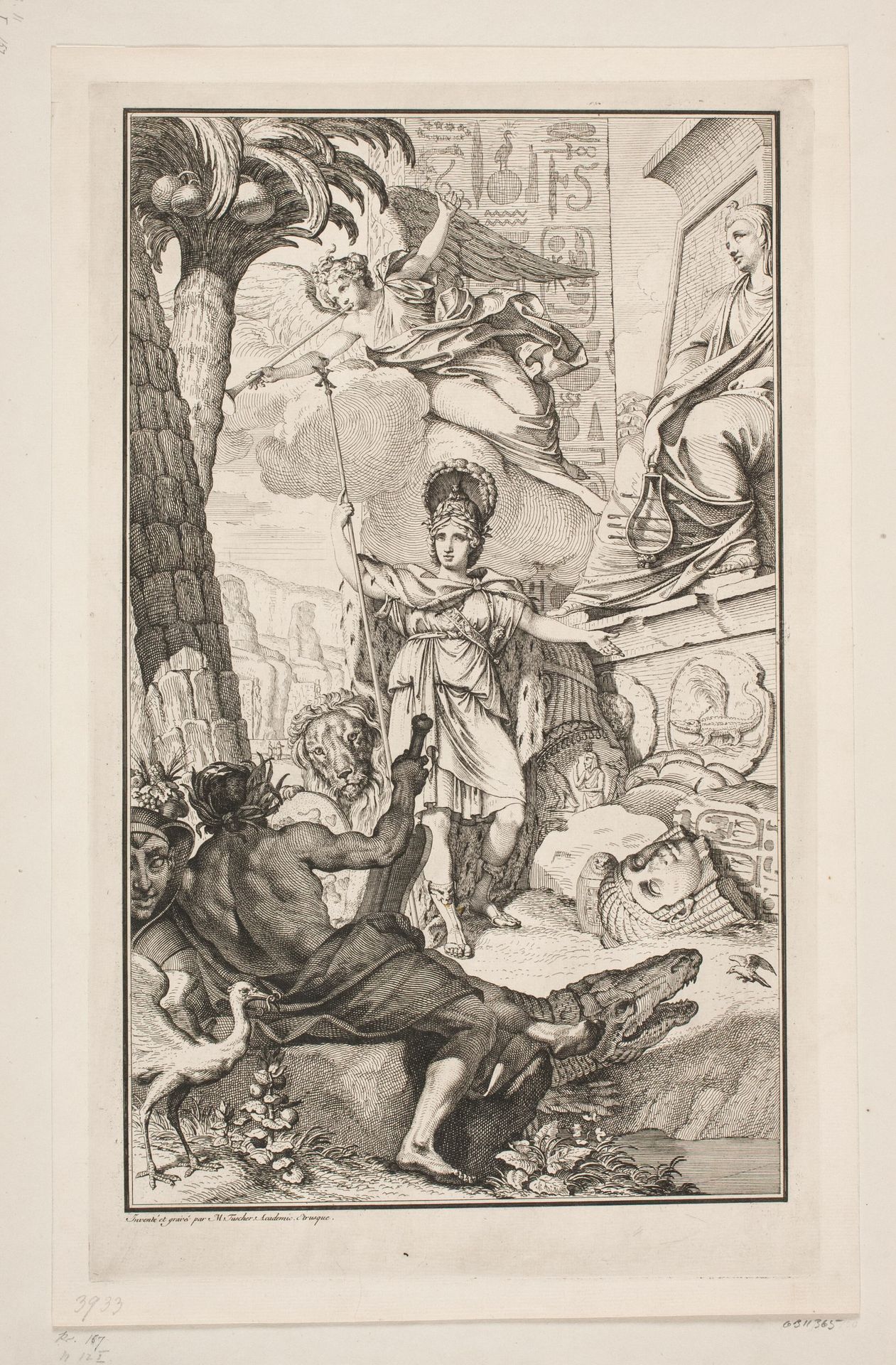 Illustration til Frederik Lodvig Norden, "Voyage d'Egypte et de Nubie", København 1755 by Marcus Tuscher