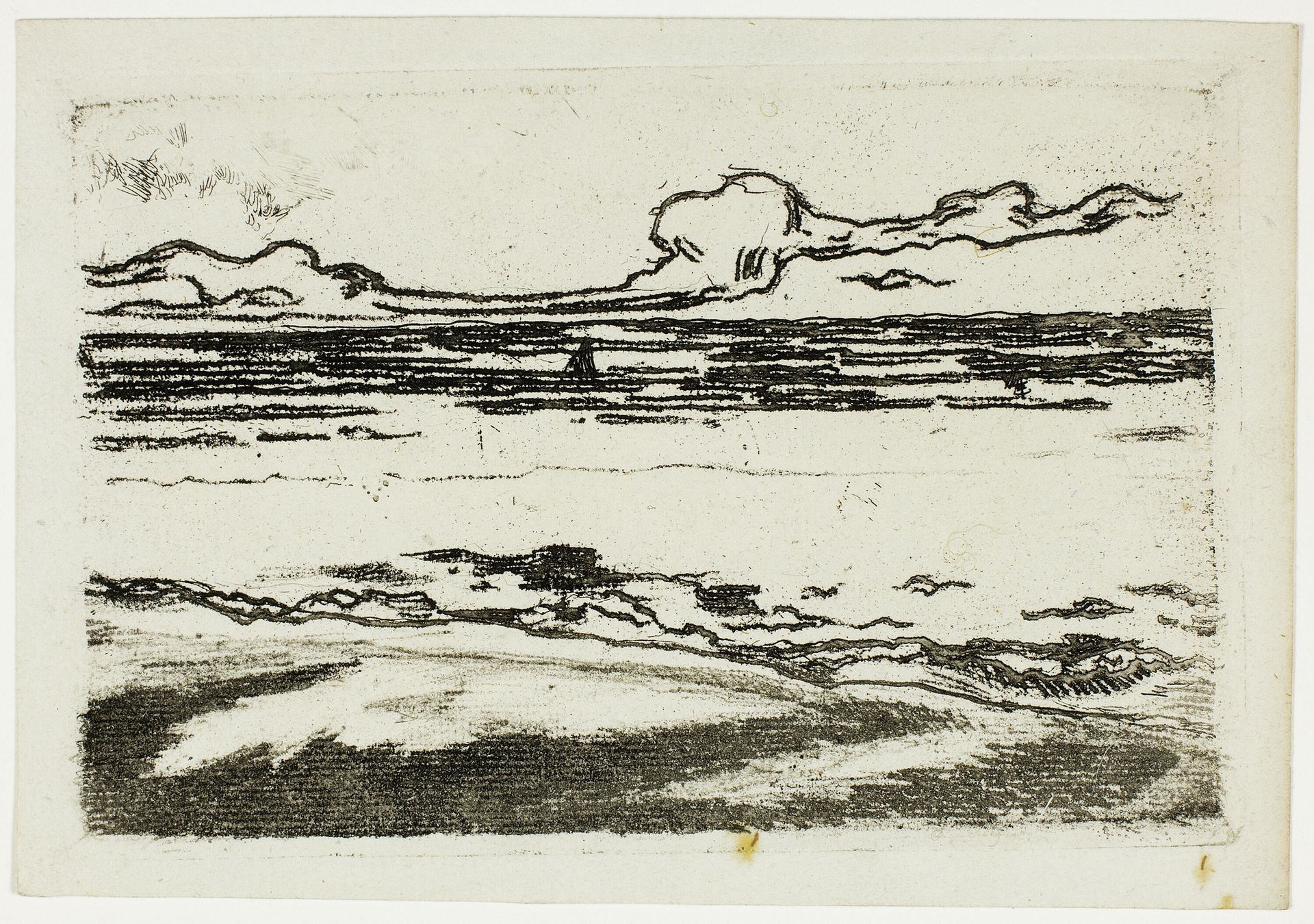 The Sea at Bognor by Theodore Roussel