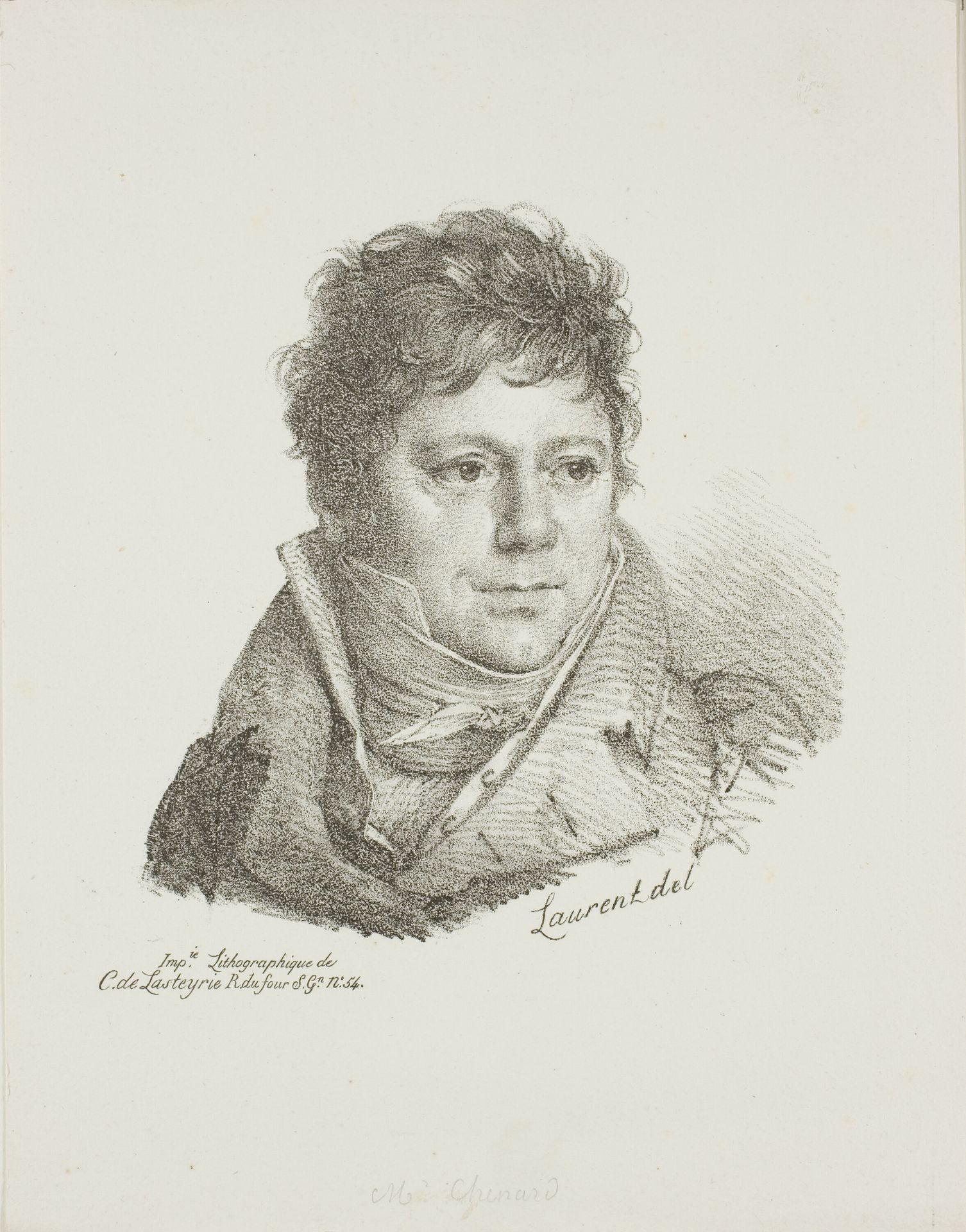 Portrait of M. Chenard by Jean Antoine Laurent